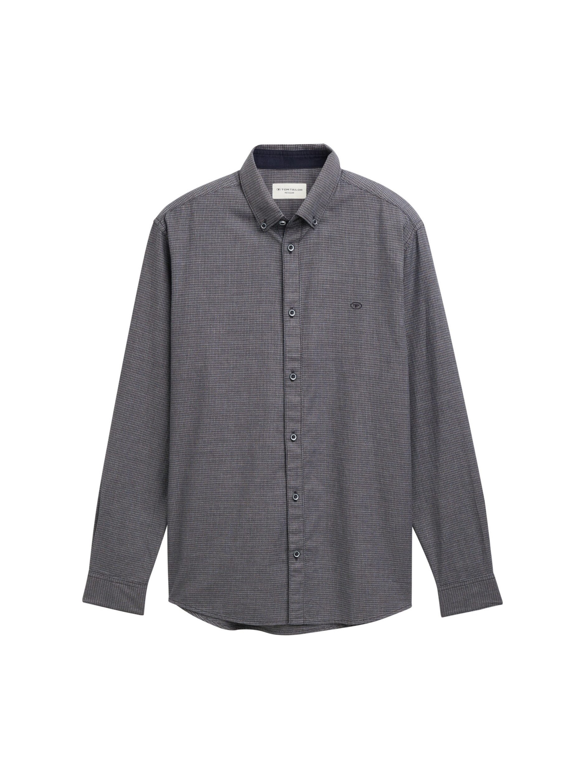 Langarmhemd structured shirt