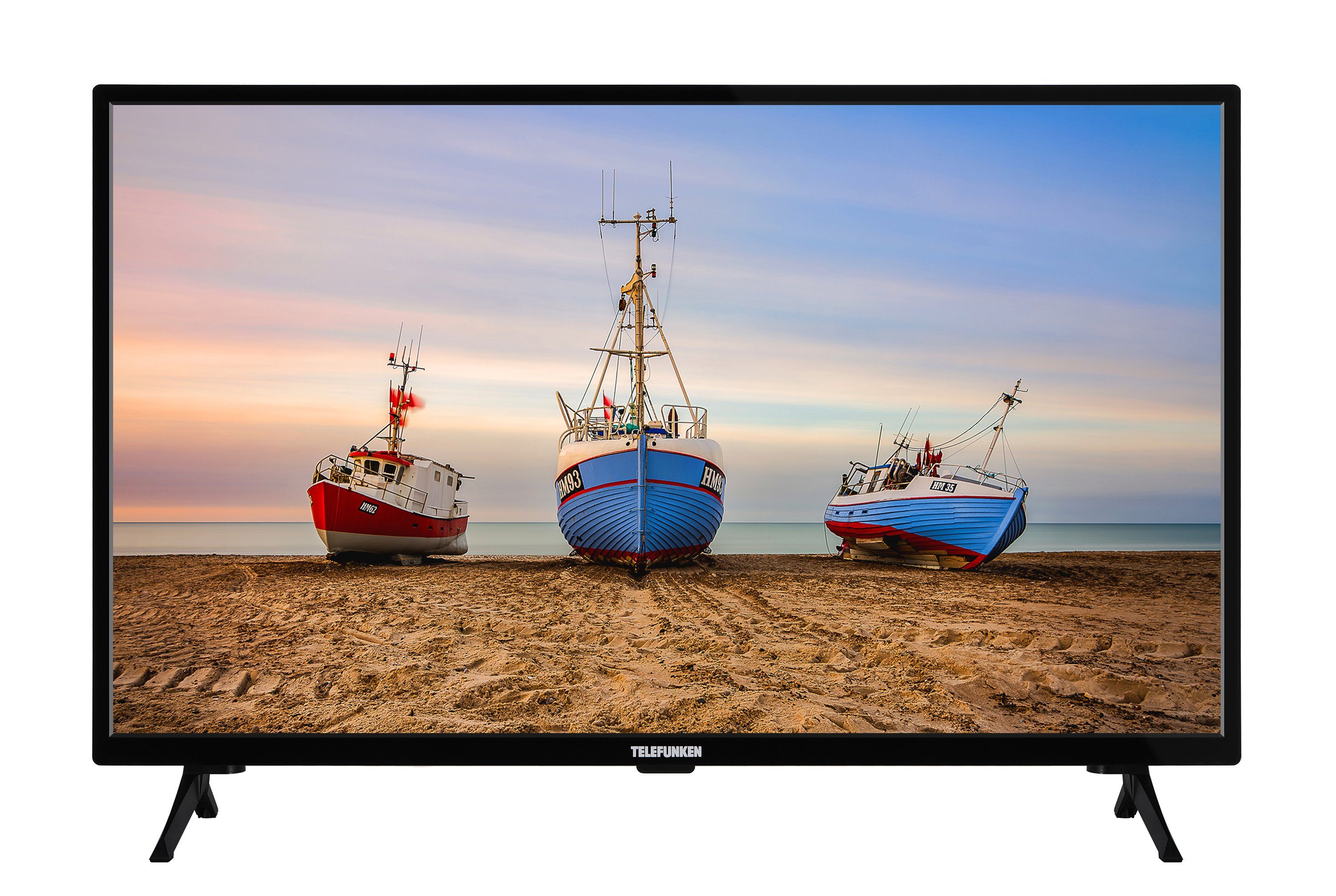 CL) HD-ready, XH32N550S Fernseher Telefunken USB-Mediaplayer, cm/32 (80 Triple-Tuner, Zoll, LCD-LED