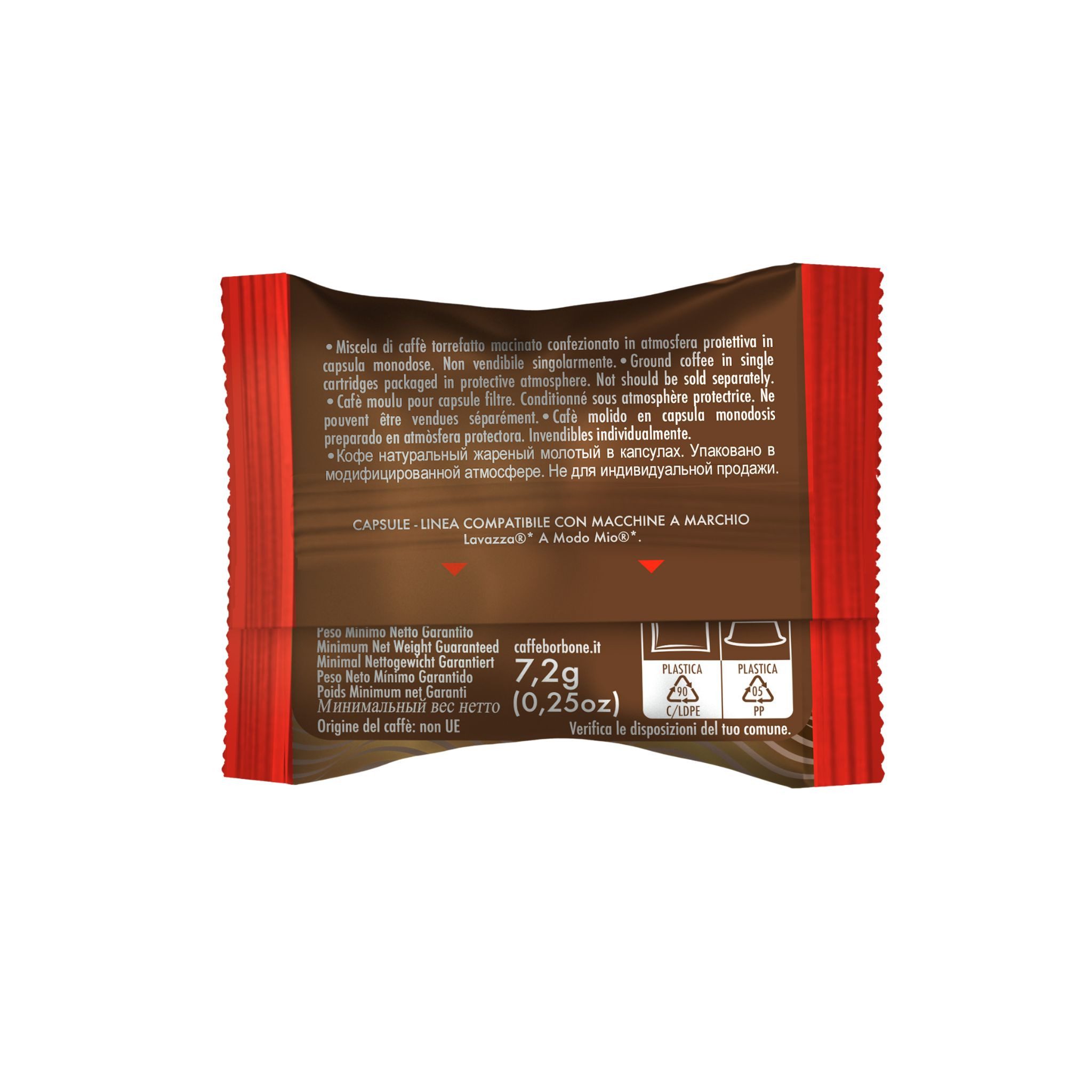 Caffè Borbone Kaffee Caffé Borbone Don Carlo Miscela Rossa 720g (100x7,2g), 11 x 7.2 g, (Rote Mischung - Intensiv und stark - Intensität 9, 100x Kaffeekapseln einzeln verpackt)