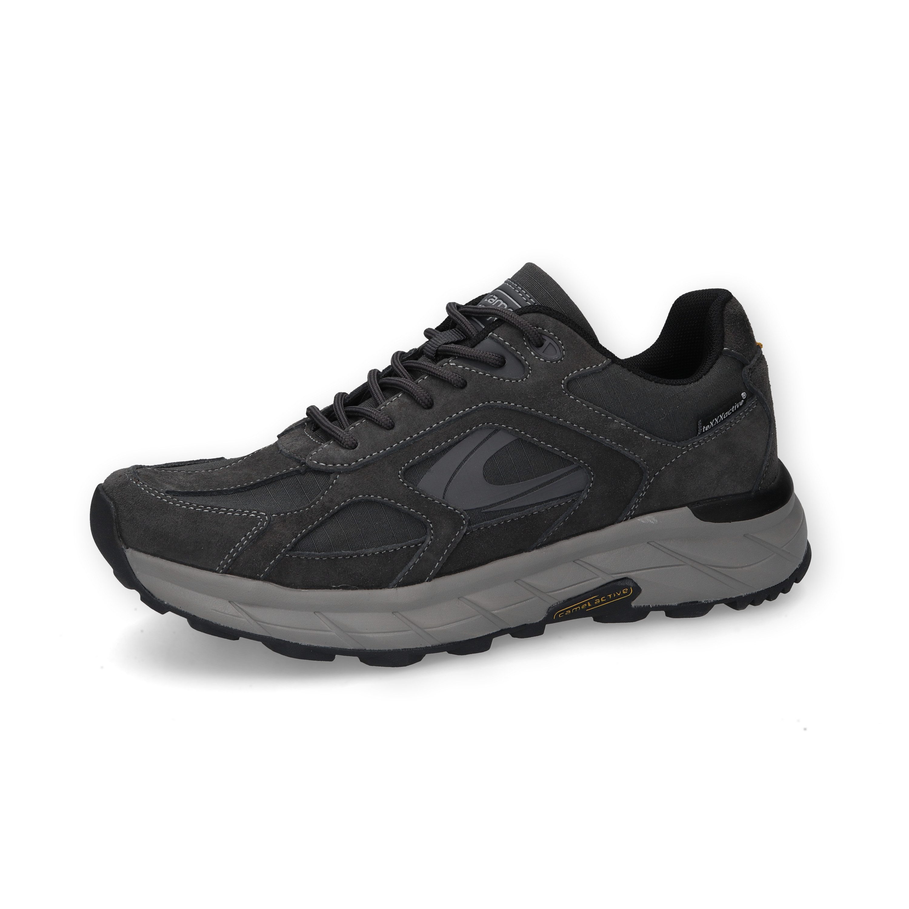 camel active Sneaker pig nubuk/textile DUNKELGRAU/GRAU Sneaker günstig online kaufen