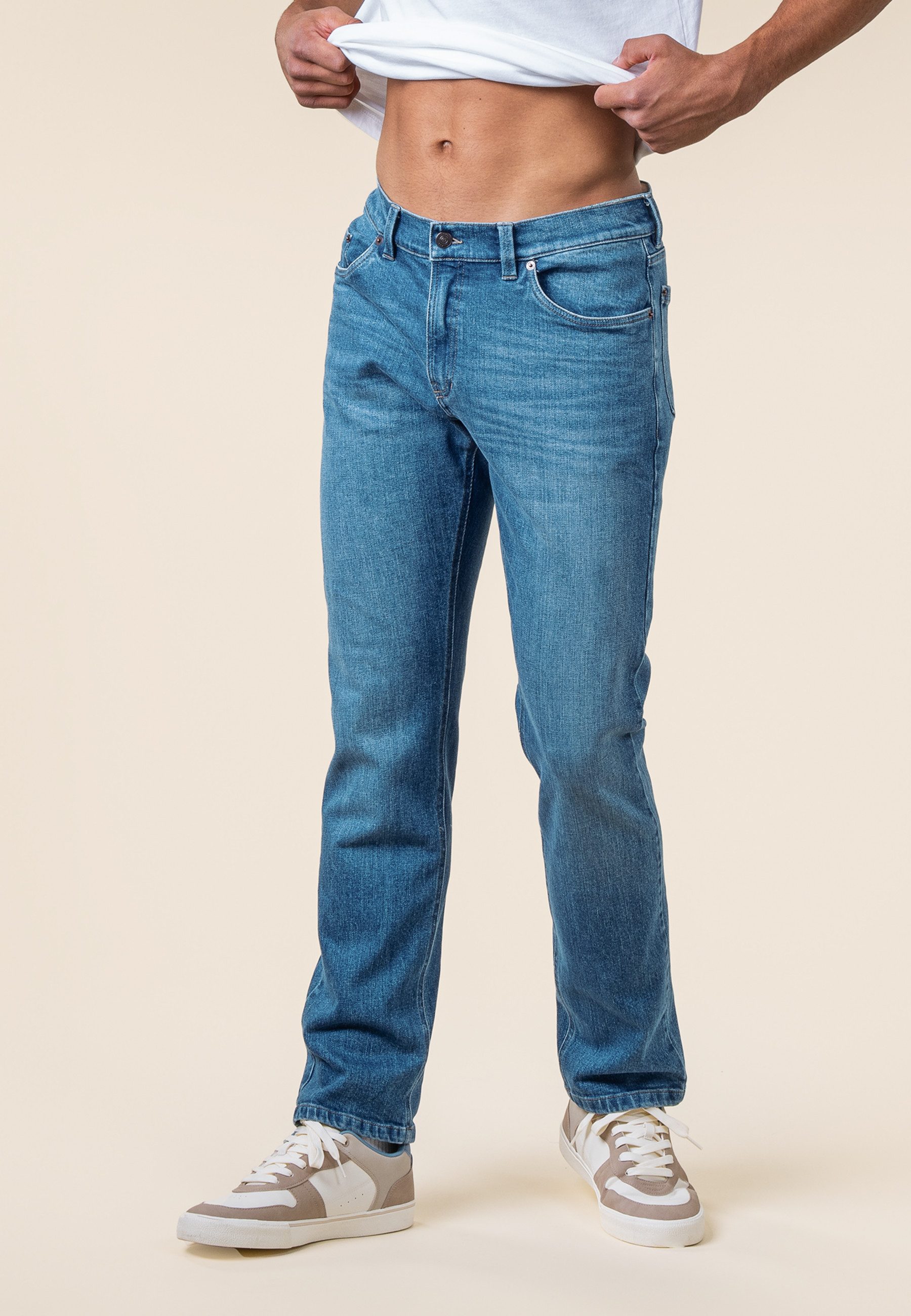 LIVING CRAFTS Bequeme Jeans TOSCO GOTS zertifiziert