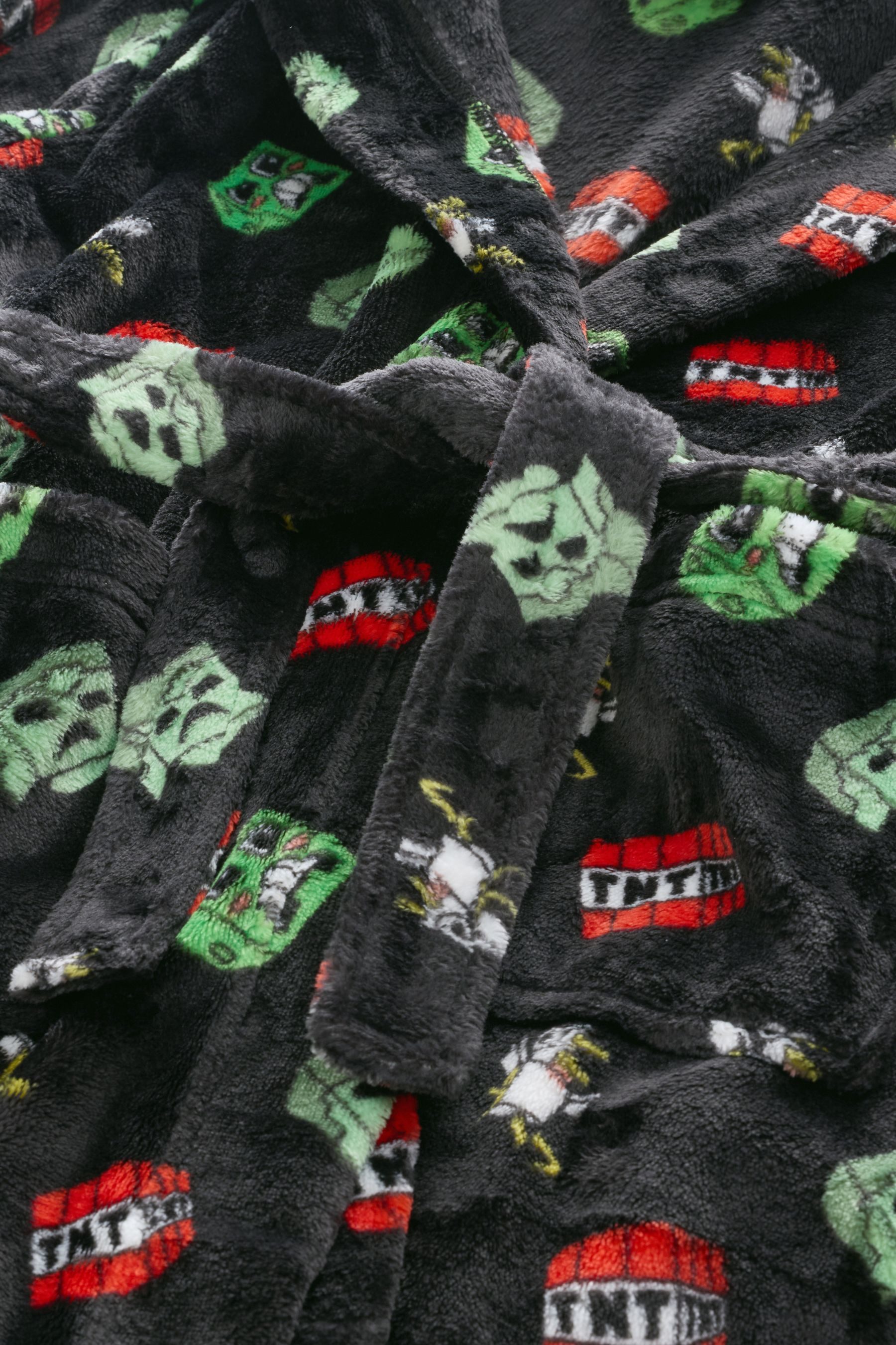 Next Kinderbademantel Fleece-Morgenmantel, Minecraft, Polyester (recycelt), Polyester