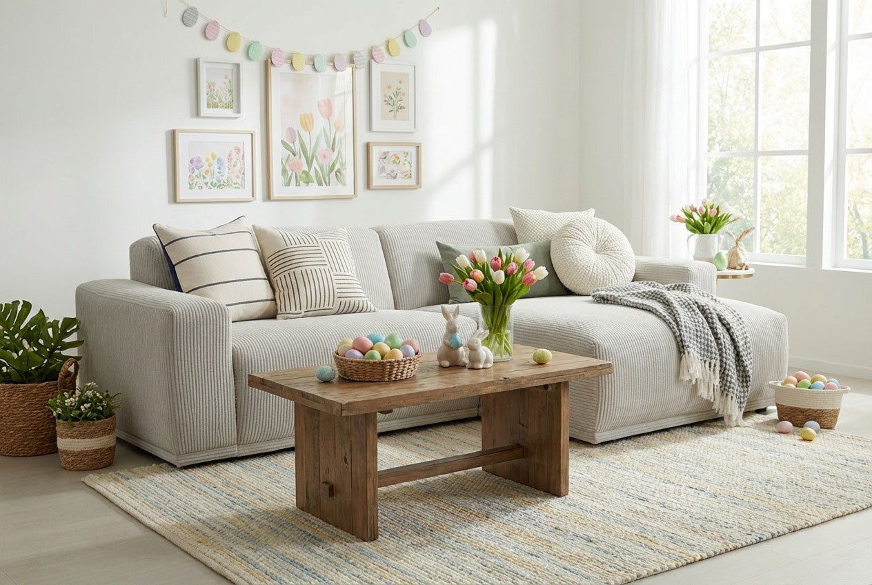 TRENDMANUFAKTUR Ecksofa Braga, mit hochwertigem Kaltschaum, L-Form, in Cord erhältlich, modernes Sofa, Couch mit hohem Sitzkomfort, 255/72/160 cm (B/H/T)