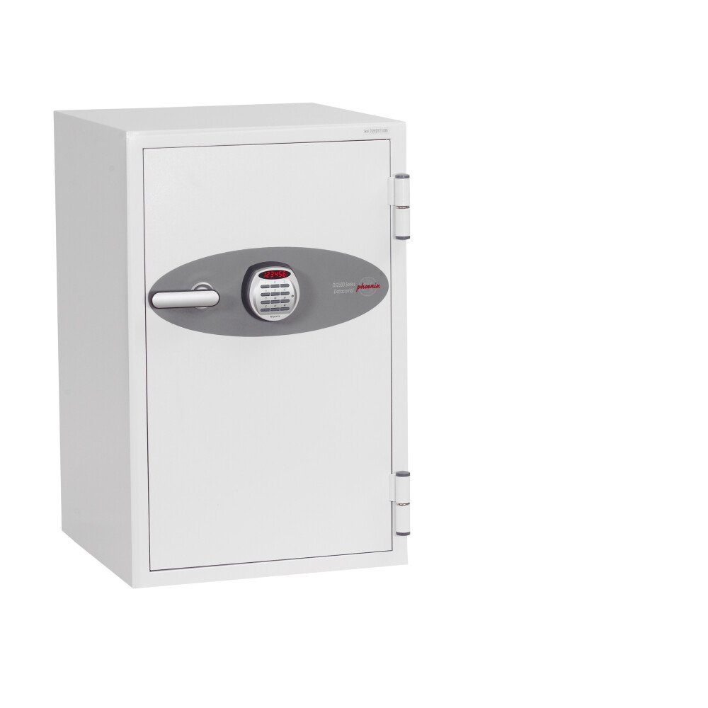 Phoenix Tresor Phoenix DS2502E Datenschutztresor Datacombi elek Tastenschloss Weiß (1-St)