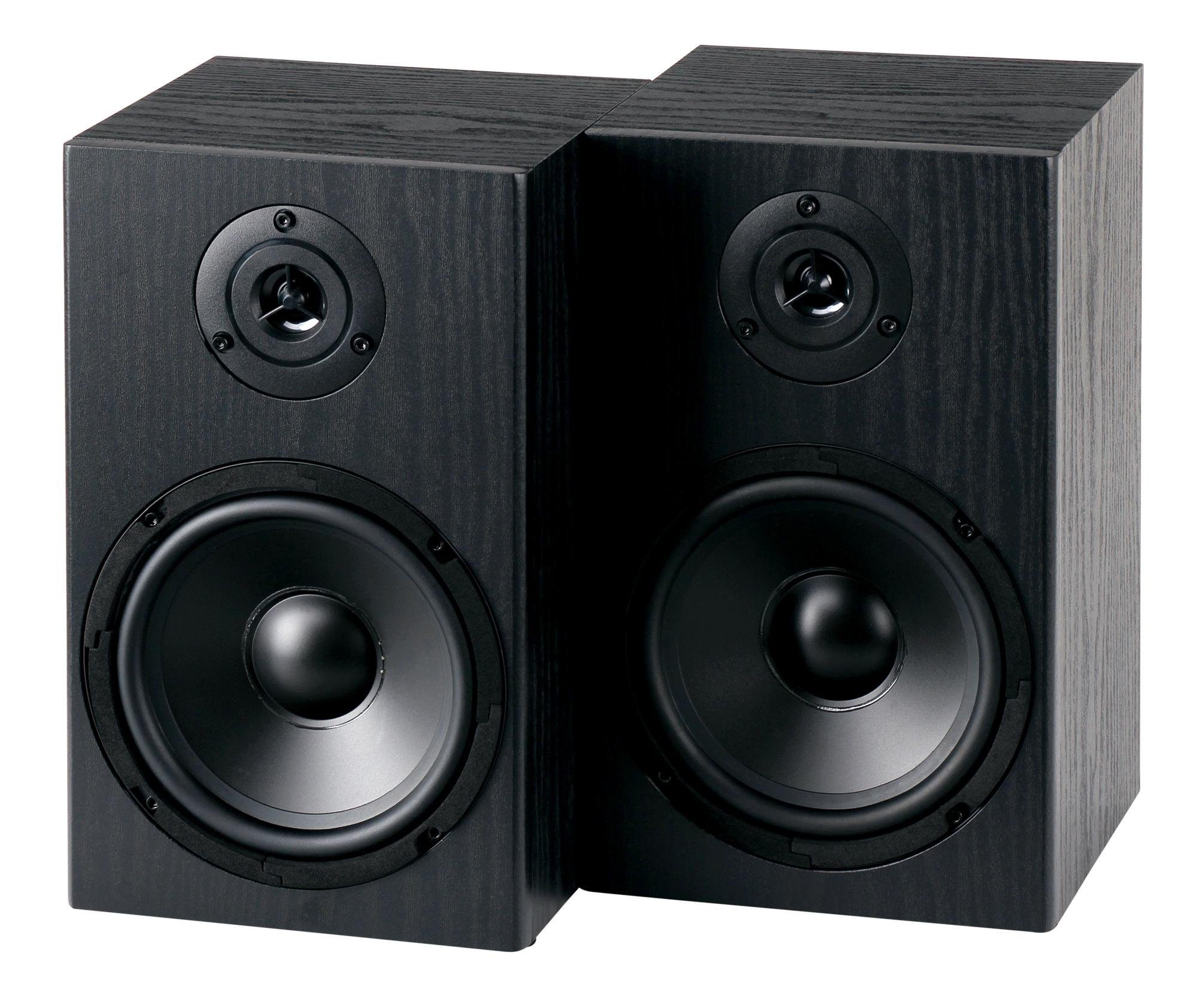 McGrey BSS-265 6,5" HiFi Lautsprecher - 2-Wege-System Regal-Lautsprecher (80 W, HiFi-Boxen auch als Wandlautsprecher)