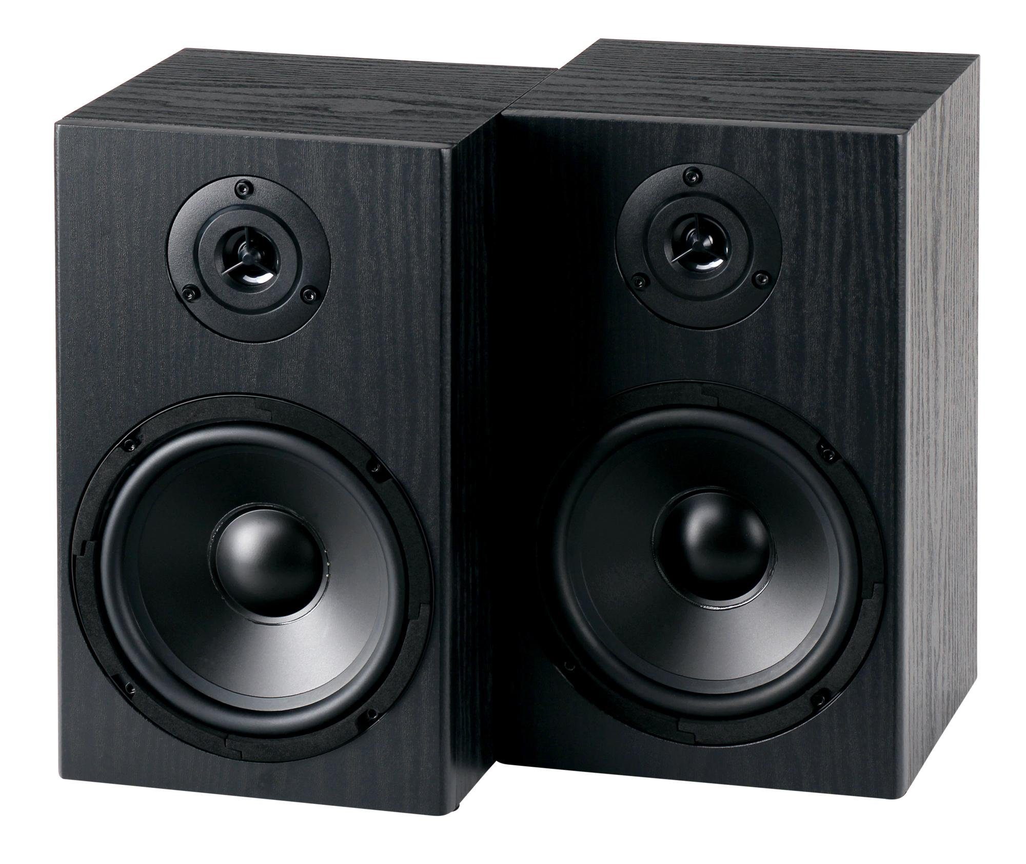 McGrey BSS-265 6,5" HiFi Lautsprecher - 2-Wege-System Regal-Lautsprecher (kein Netzwerkstandard, 80 W, HiFi-Boxen auch als Wandlautsprecher)
