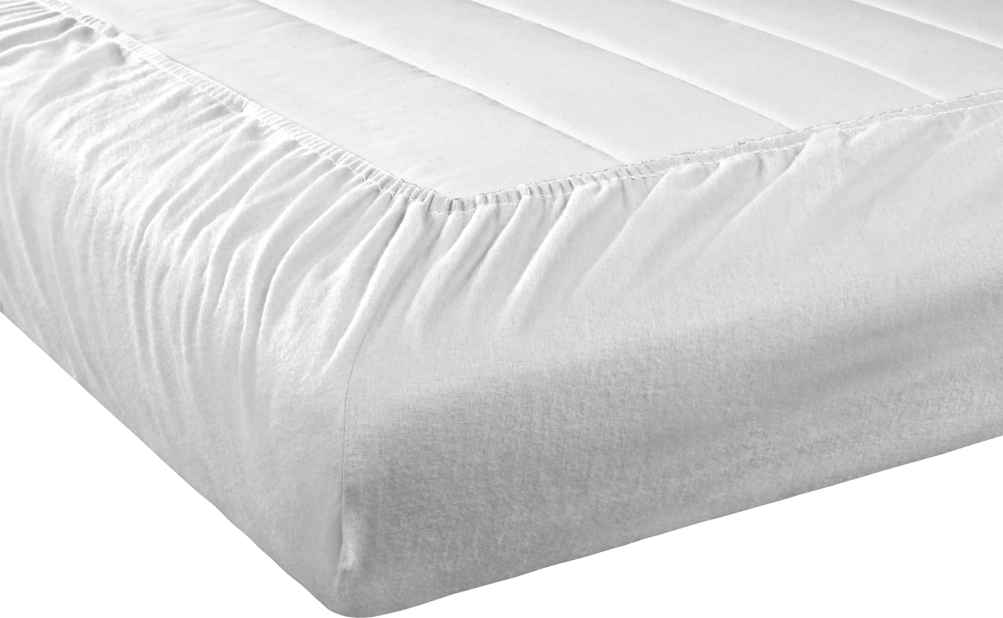 SETEX Spannbettlaken Feinbiber in Gr. 70x140, 90x200, 140x200 oder 180x200 cm, Feinbiber, Gummizug: rundum, (1 Stück), für Matratzen bis 23 cm Höhe, Winter, Bet – Bild 4 von 5