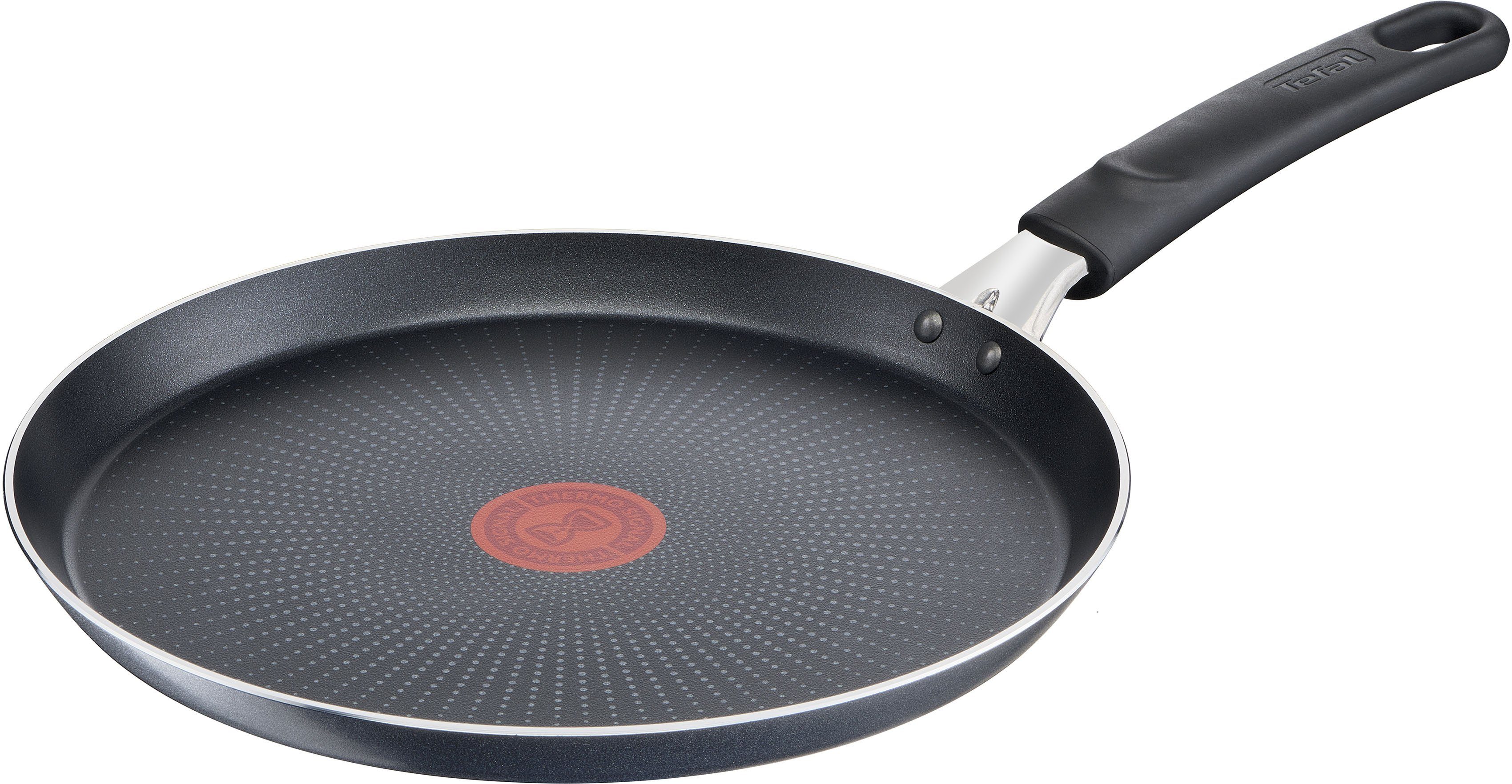 Tefal Crêpepfanne XL Force, Aluminium (1-tlg), Antihaft, Thermo-Signal, tiefe Form, alle Herdarten außer Induktion