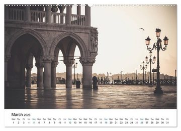 CALVENDO Wandkalender Venice - Silent views (Premium-Calendar 2023 DIN A2 Landscape)