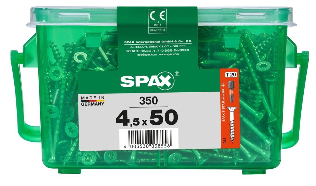 SPAX Holzbauschraube Spax Universalschrauben 4.5 x 50 mm TX 20 - 350