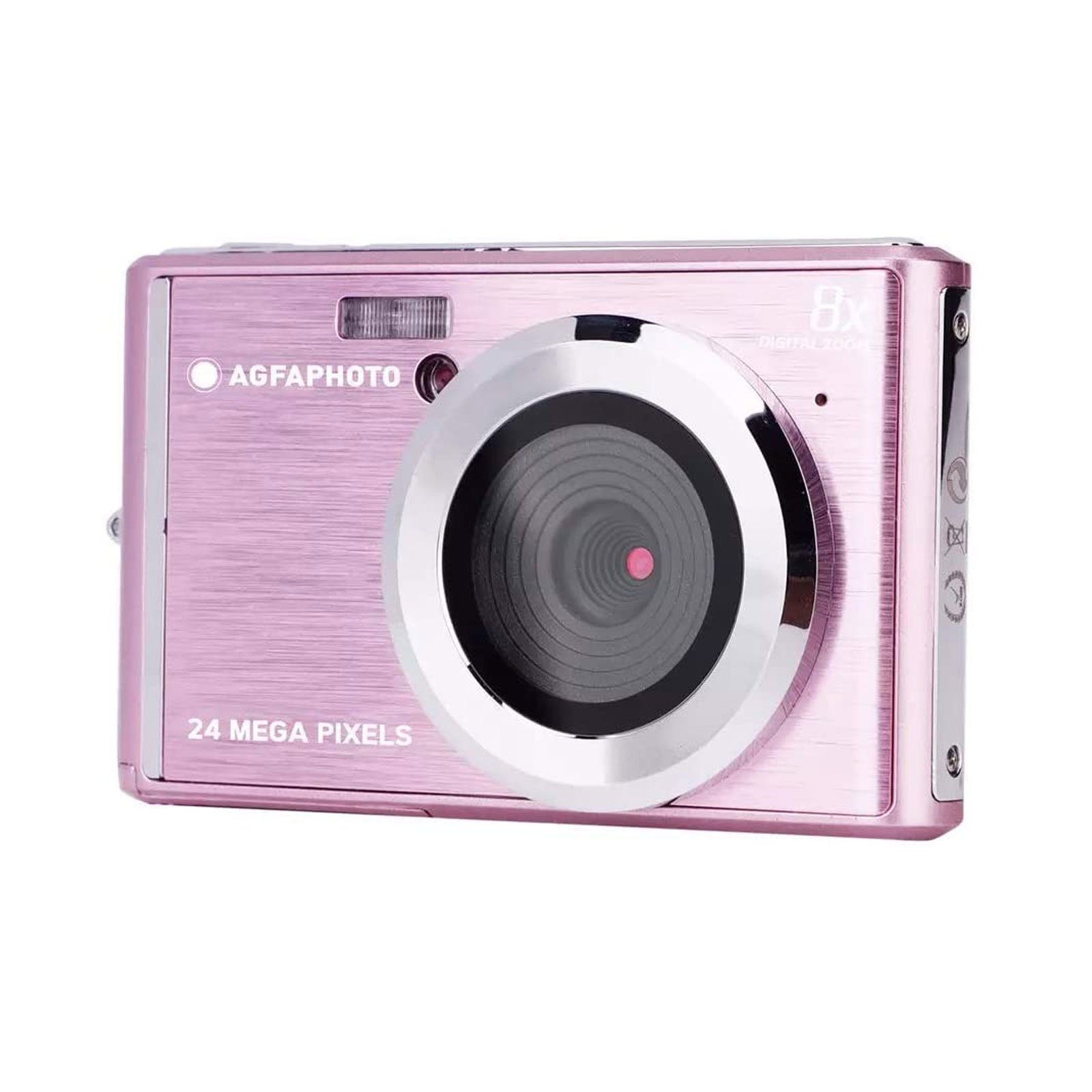 bis DC5500 Kompaktkamera (Stoßfest m, High-Definition-Videoaufnahme) AGFA zu 1,2 720p Pink