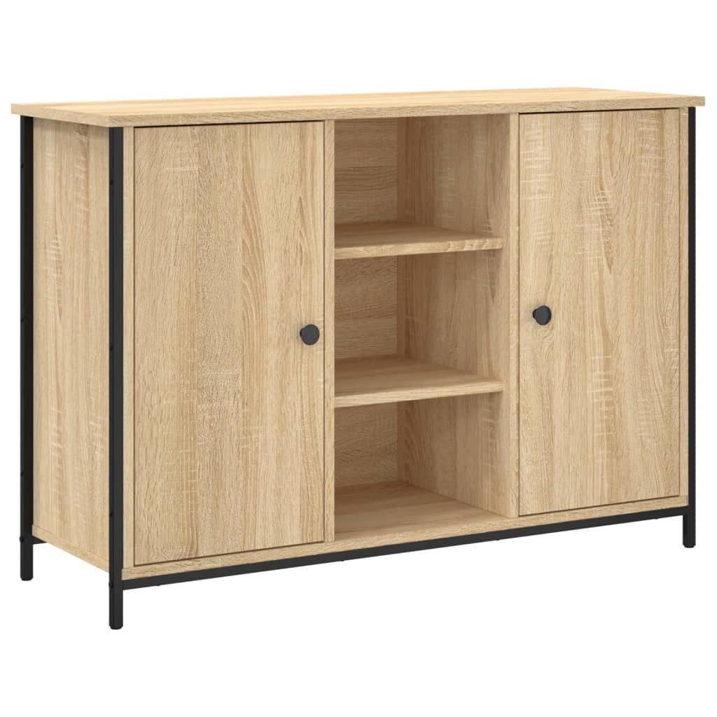 vidaXL Sideboard Sideboard Sonoma-Eiche 100x35x70 cm Holzwerkstoff (1 St) günstig online kaufen