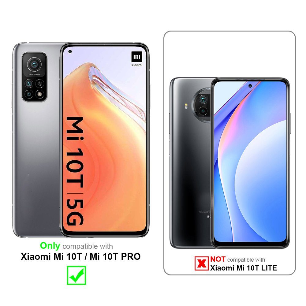 Cadorabo Handyhülle für Xiaomi Mi 10T / Mi 10T PRO Hülle Xiaomi Mi 10T / Mi 10T PRO, Flexible Hülle TPU Silikon Schutzhülle Back Cover Case