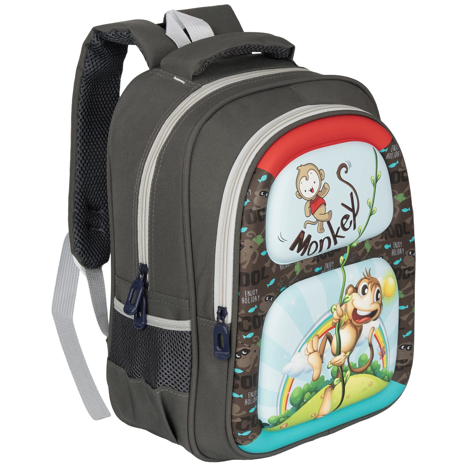 EAAKIE Kinderrucksack Kinderrucksack Jungen Mädchen Kindergarten Rucksack Kinder Hartschale, 3D Hartschale