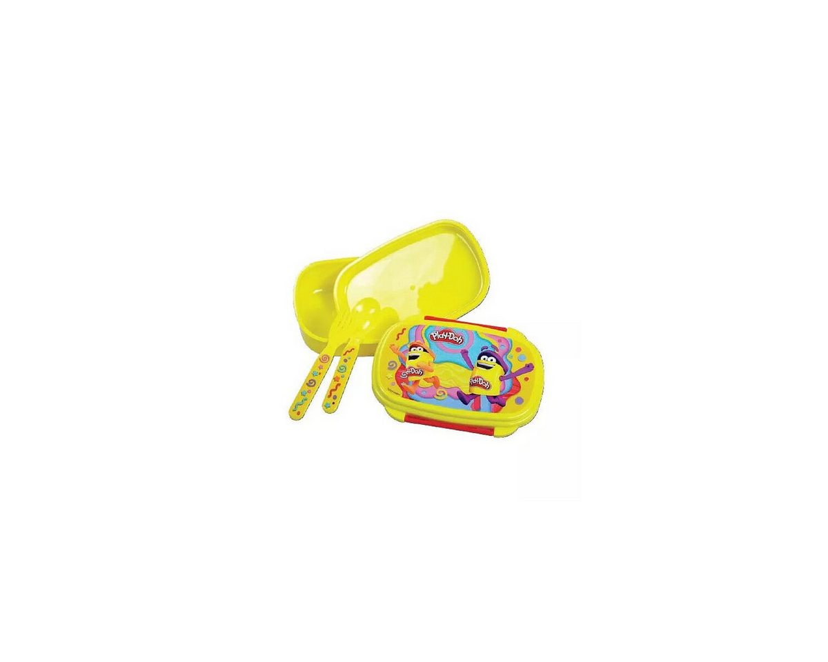 Play-Doh Lunchbox Play-Doh Happy Brotdose + Besteck-Set, 100% Kunststoff, (1-tlg)