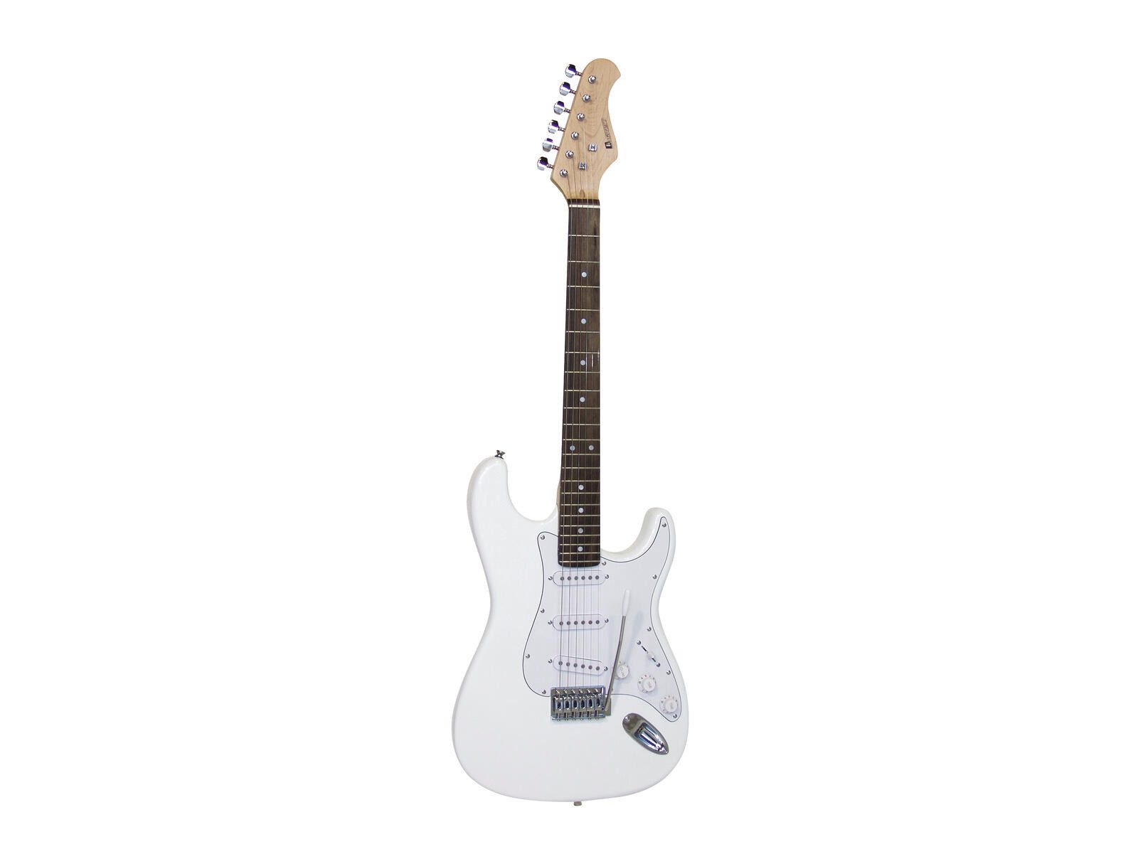 DIMAVERY E-Gitarre DIMAVERY ST-203 E-Gitarre, weiß