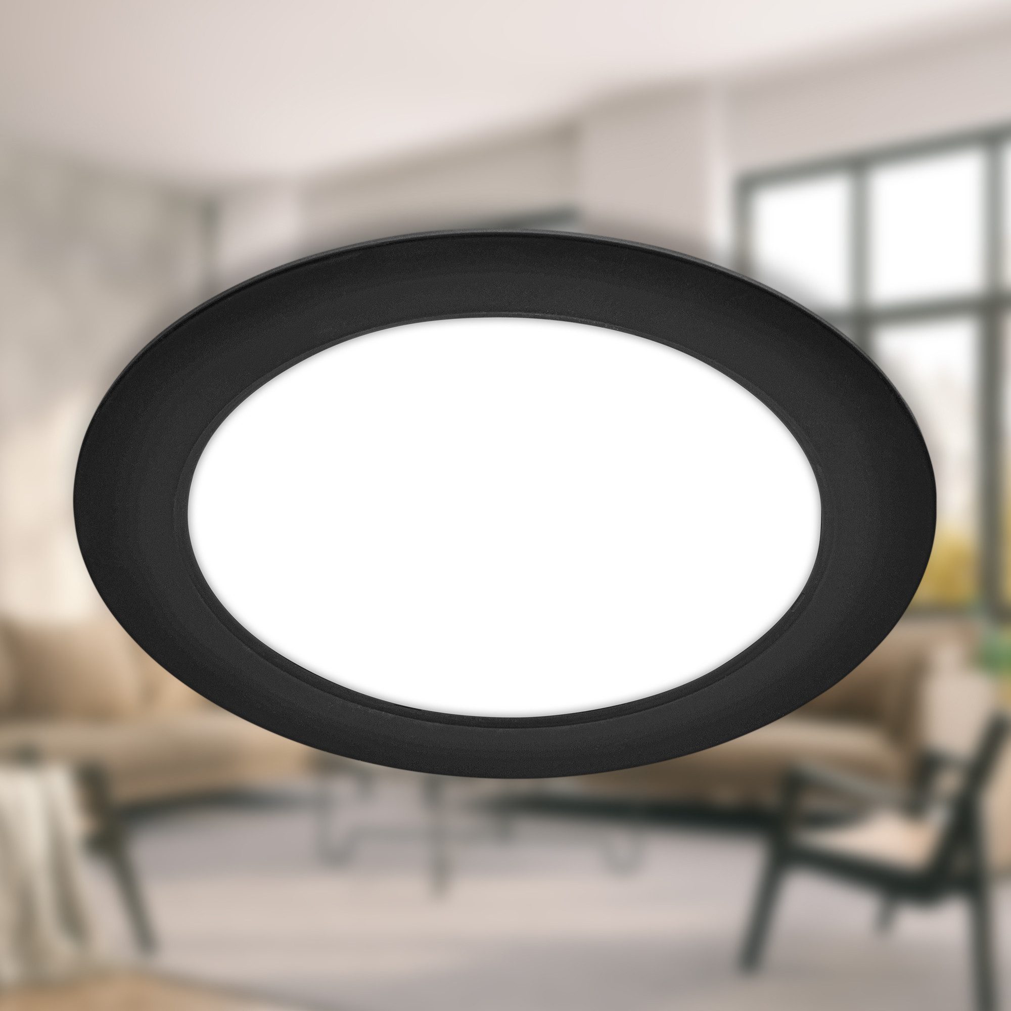 Briloner Leuchten Einbauleuchte ultraflach LED Einbauspot Einbaustrahler Deckenstrahler, Einzelartikel, LED fest integriert