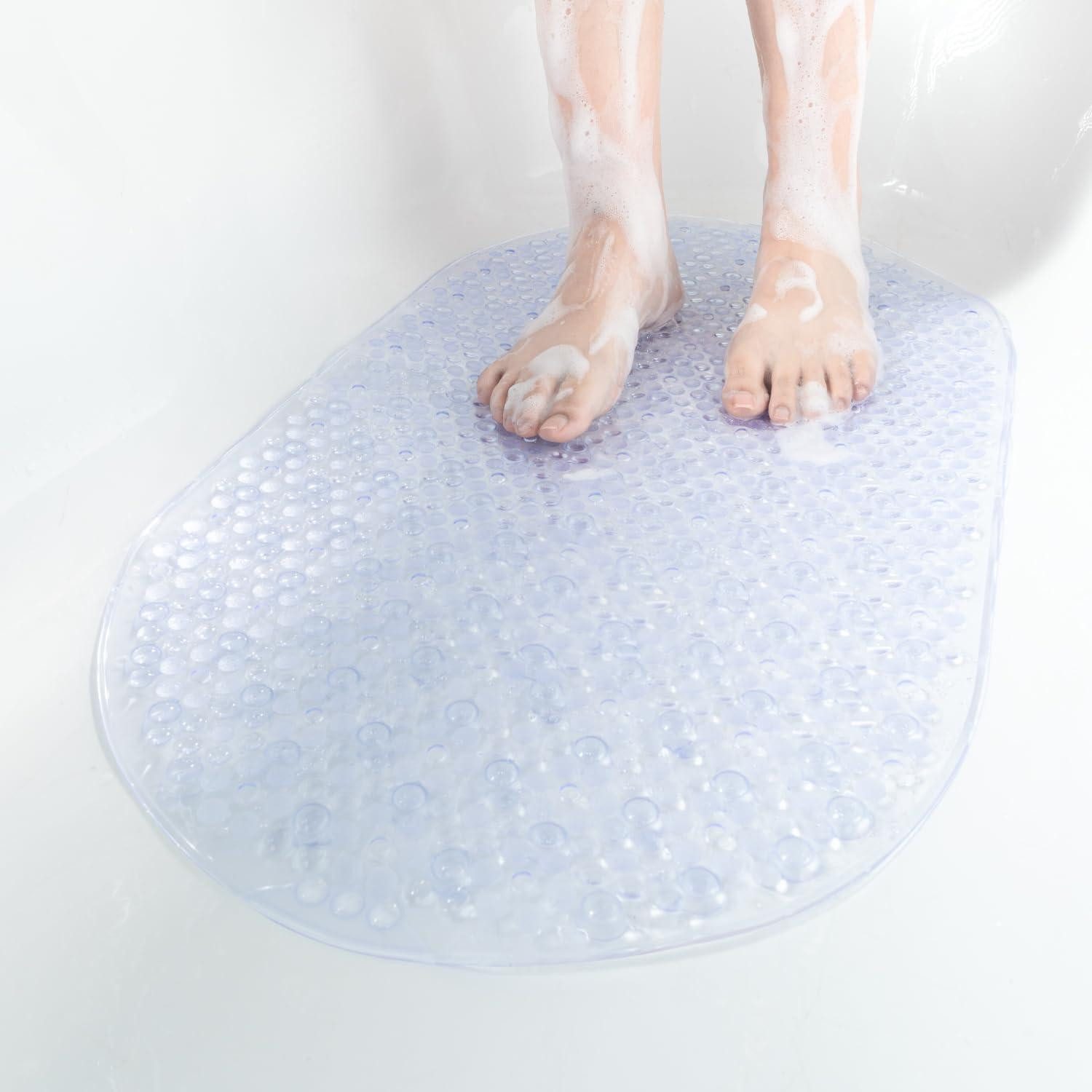 LuxusKollektion Badaccessoire-Set Ovale Badewannenmatte rutschfest, 68x38cm günstig online kaufen