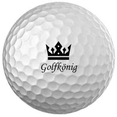 elbedruck Golfball »Golfball mit Spruch. 3 Stück Golfbälle Wilson Ultra mit dem Spruch Ihrer Wahl, verpackt im kleinen Leinenstruktur Säckchen«
