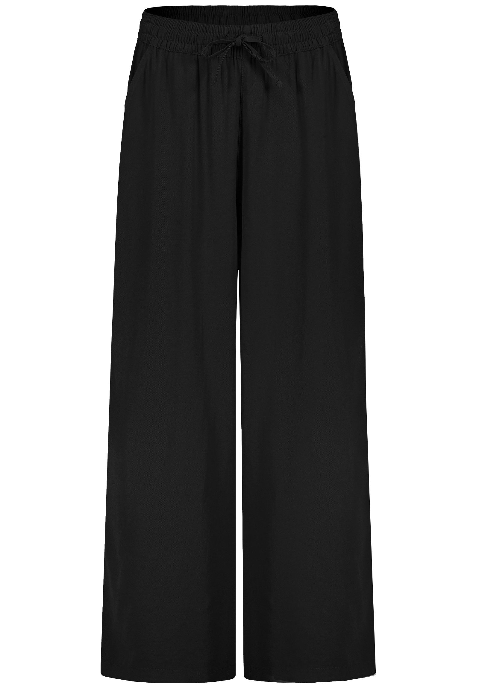SUBLEVEL Chinos Damen Luftige Sommerhose Freizeit Weit geschnitten Stoffhose Musselin