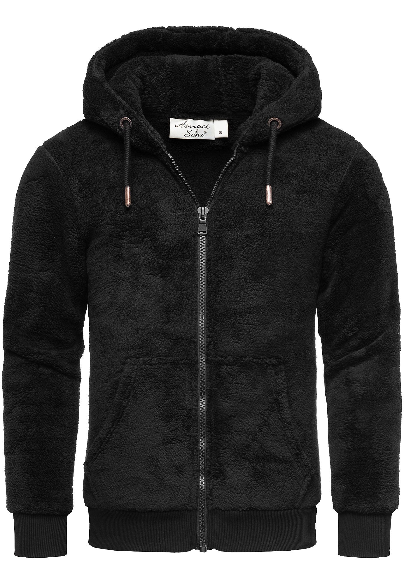 Amaci&Sons Sweatjacke BERWYN Teddyfell Jacke Herren günstig online kaufen