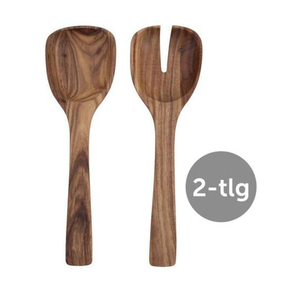 Villeroy & Boch Salatbesteck Salatbesteck 2-tlg. Artesano Original (Besteckset, 2-tlg), Salatbesteck, 28,00cm, Akazienholz