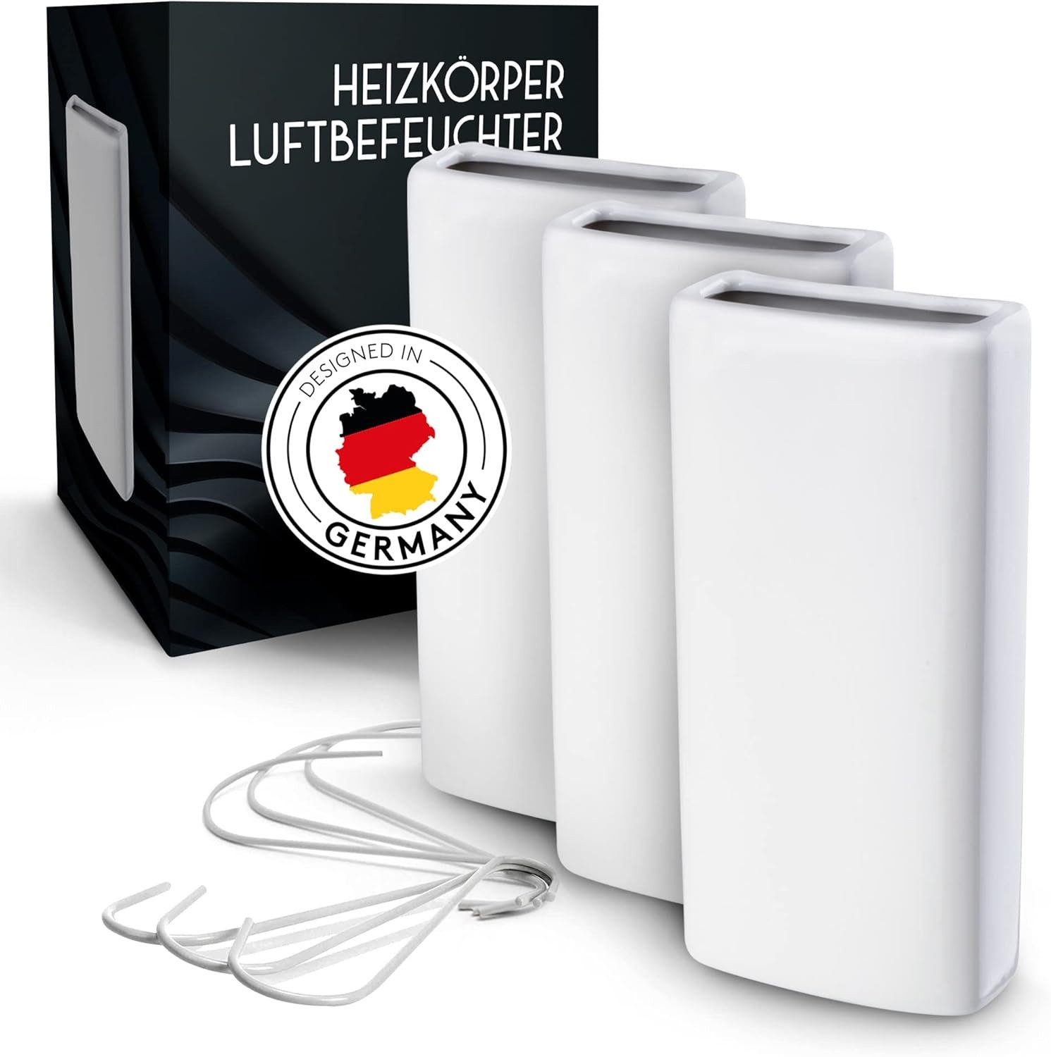 Luftbefeuchter für Heizungen [3 Stück] - Universeller Luftbefeuchter ohne Strom