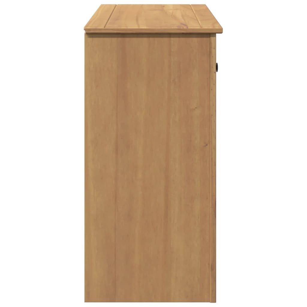 vidaXL Sideboard Sideboard mit Schubladen Panama 93x40x80 cm Massivholz Kiefer