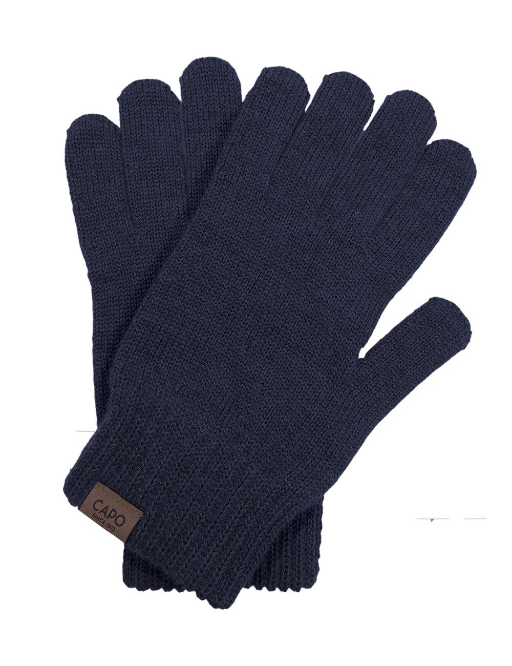 CAPO Strickhandschuhe Herrenhandschuhe, Wolle Strick (2-St) Merino