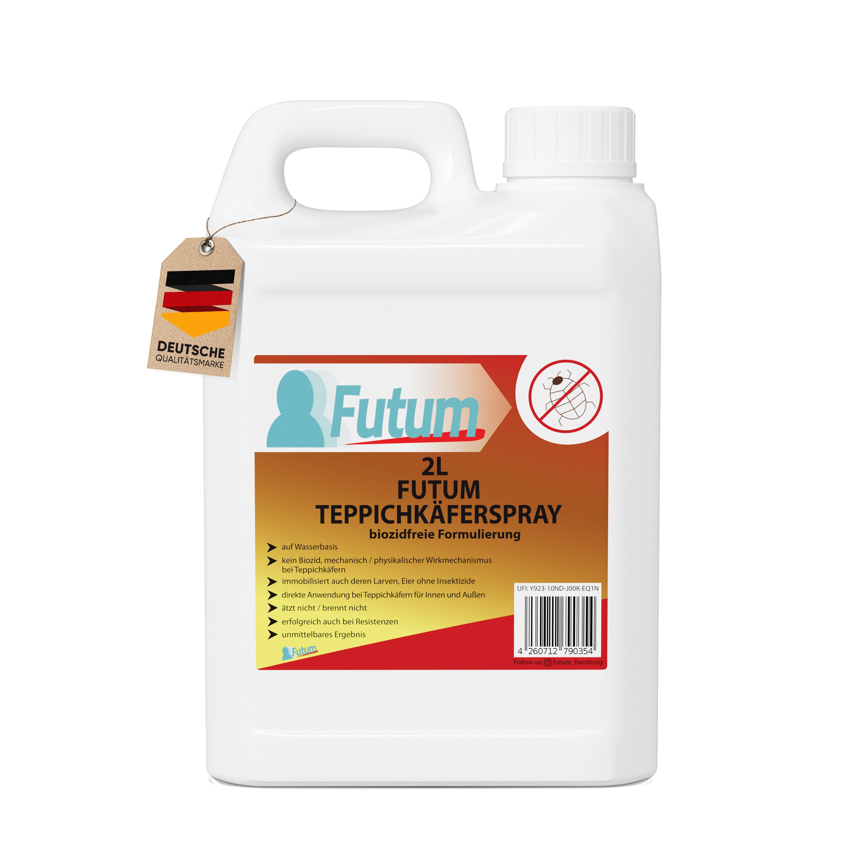 Insektenspray Teppichkäferspray, Käfer Abwehr