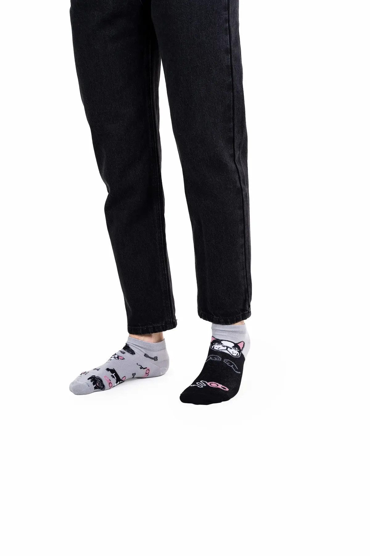 Many Mornings Sneakersocken Many Mornings Sneaker Tiny Little Dogs (1 Paar, 1-Paar, 1 Paar) immer ein dismatching Paar – Bild 2 von 2
