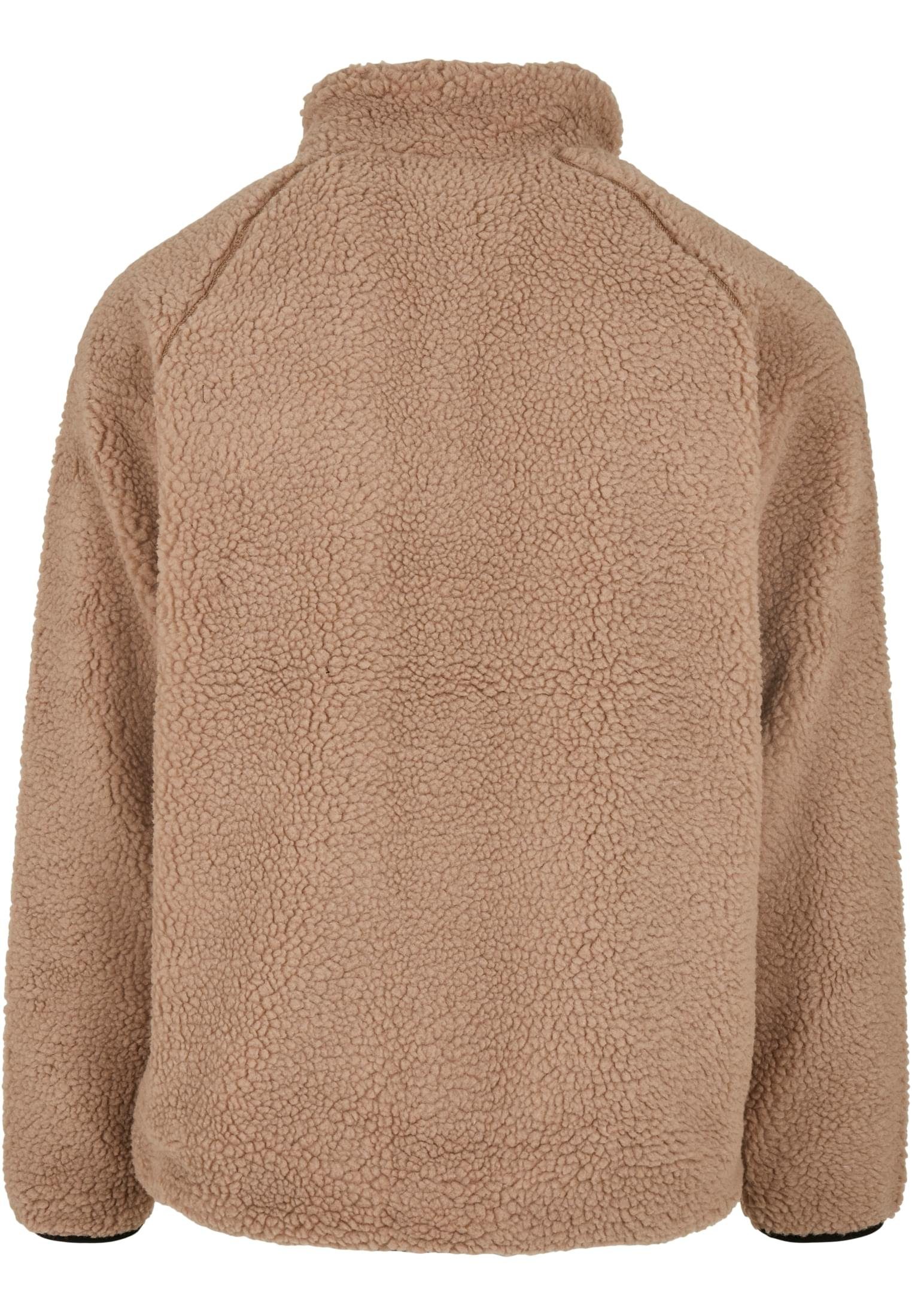 Teddyfleece (1-tlg) Sweatjacke Troyer Herren Brandit camel