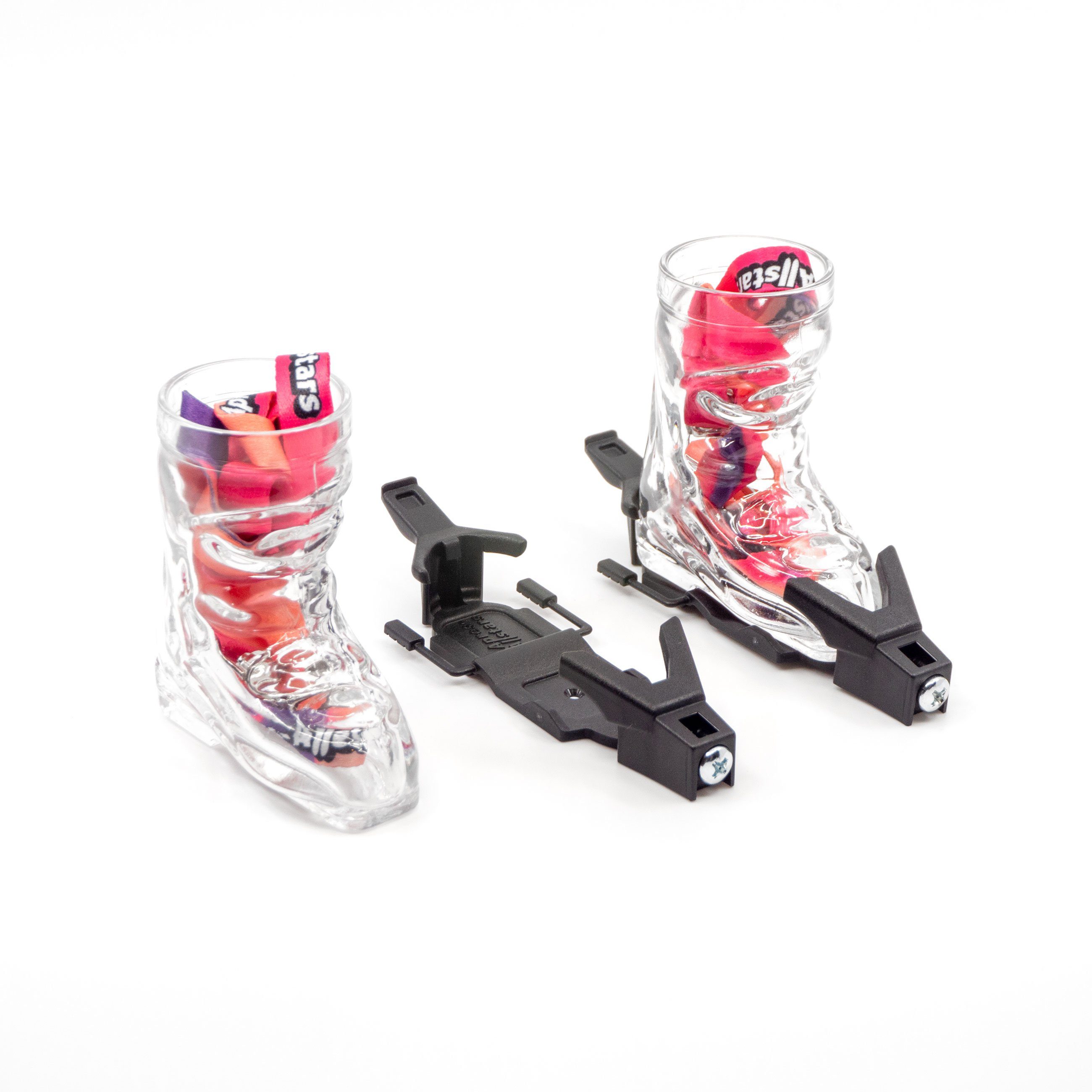 Schnapsglas WELTNEUHEIT *1 Stück* in Ski Form mit Bindung !