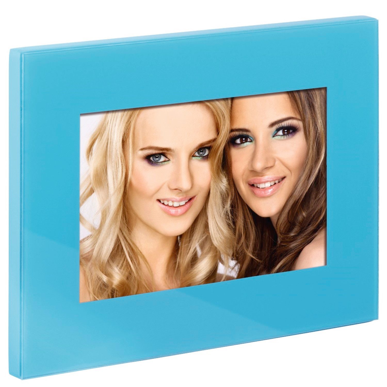 Hama Bilderrahmen Glas-Rahmen 13x18cm Türkis Bilder-Rahmen, günstig online kaufen