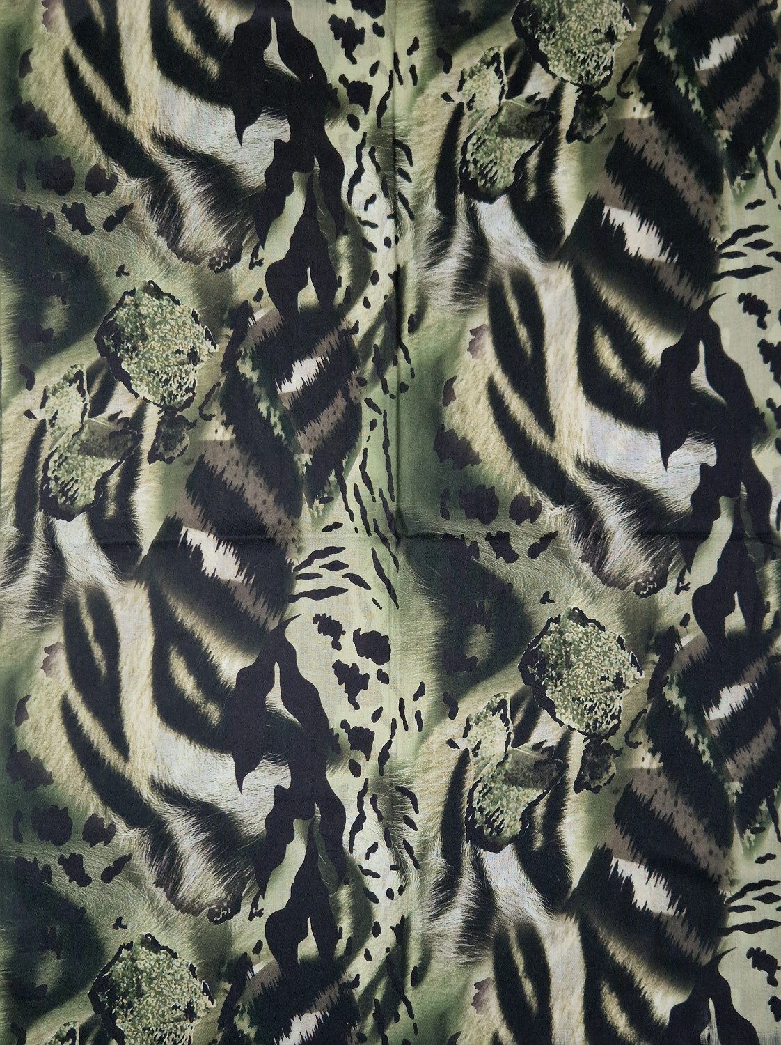dy_mode Loop Damen Loopschal mit Animal-Print Rundschal Schlauchschal, Animal-Print im Leo-Tiger-Look