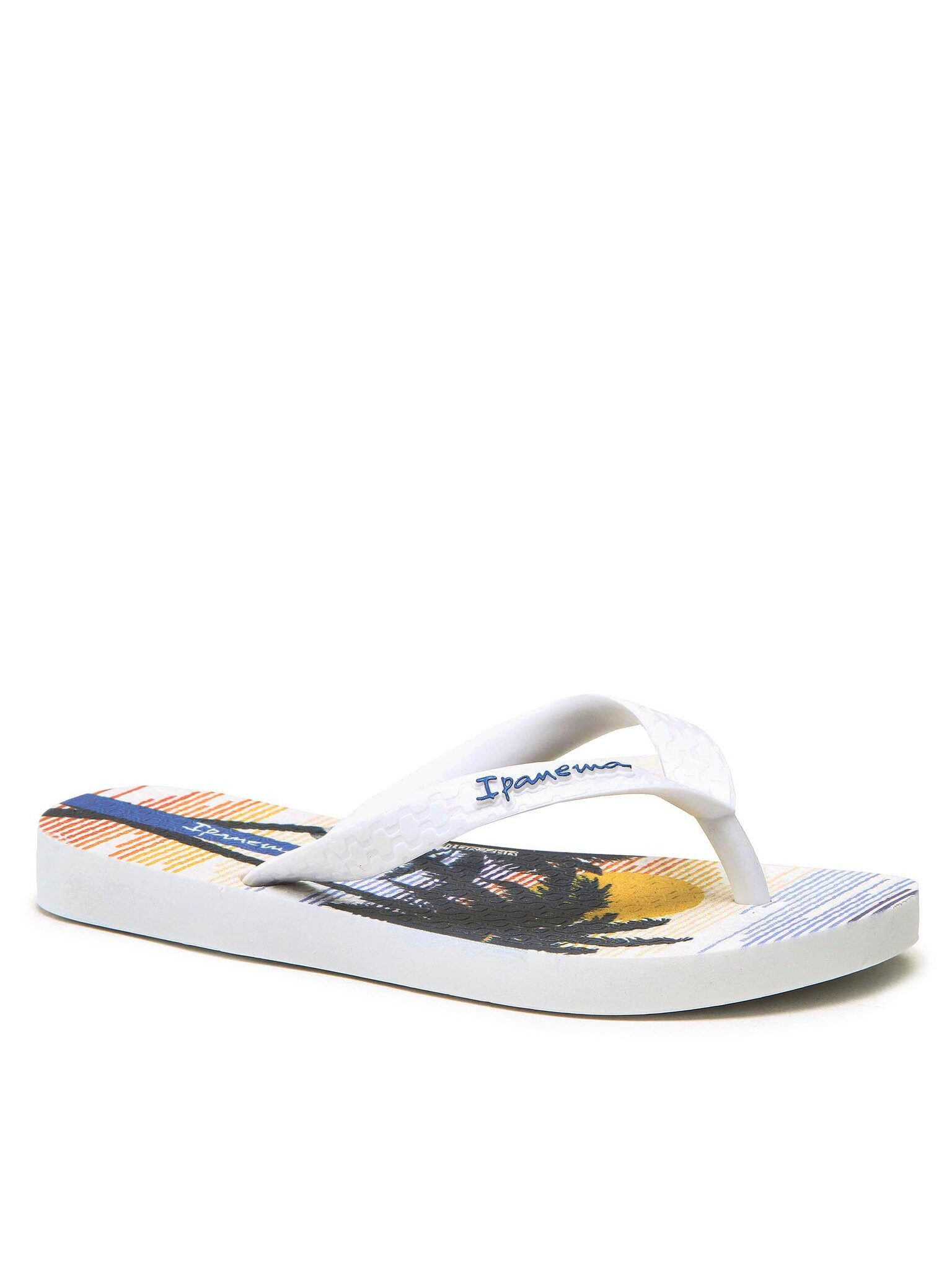 Ipanema Zehentrenner 83348 White/Blue/Orange AI740 Badesandale