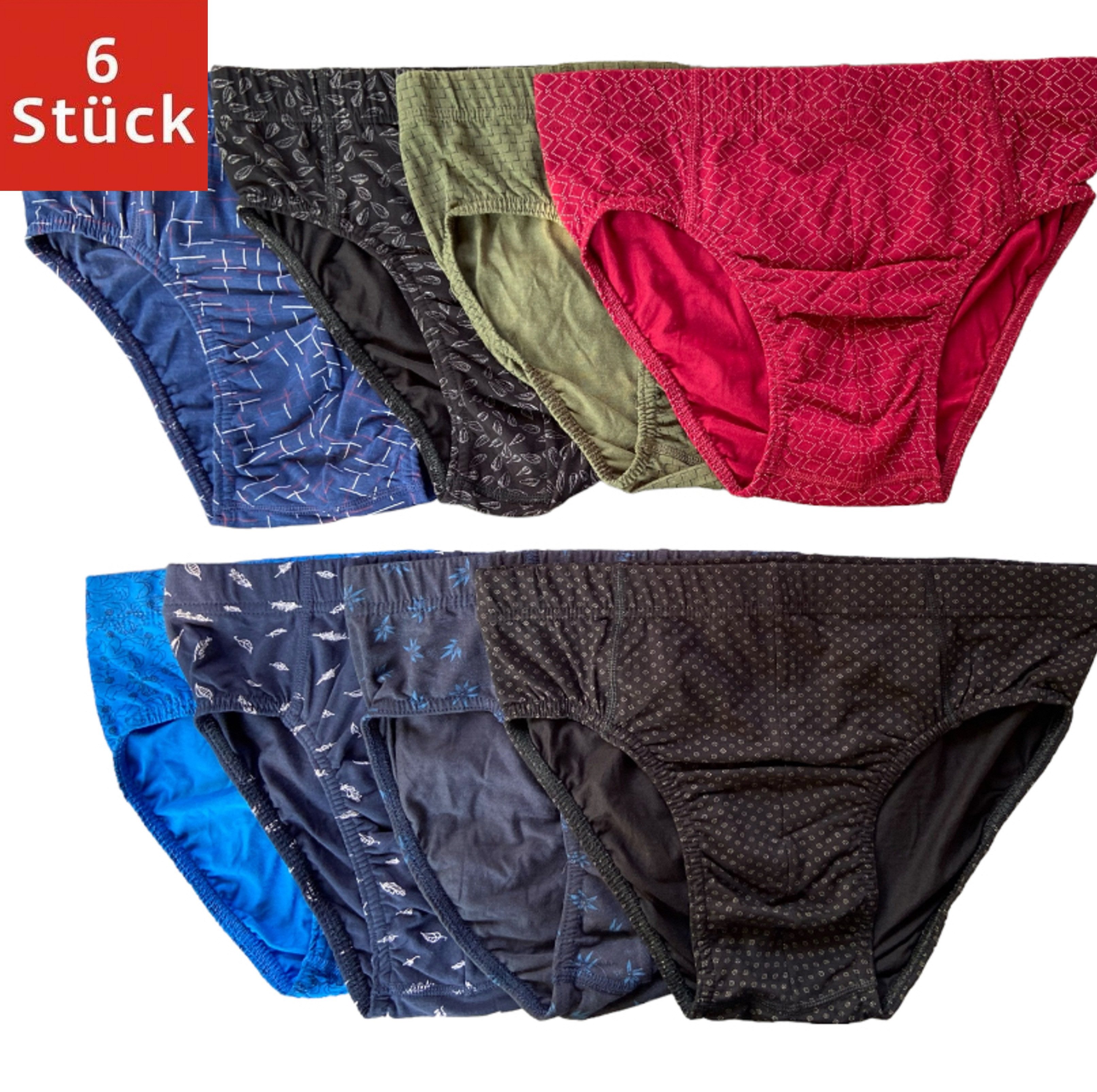 DDOnlineShop Slip 6 Stück Herren Slips günstig online kaufen