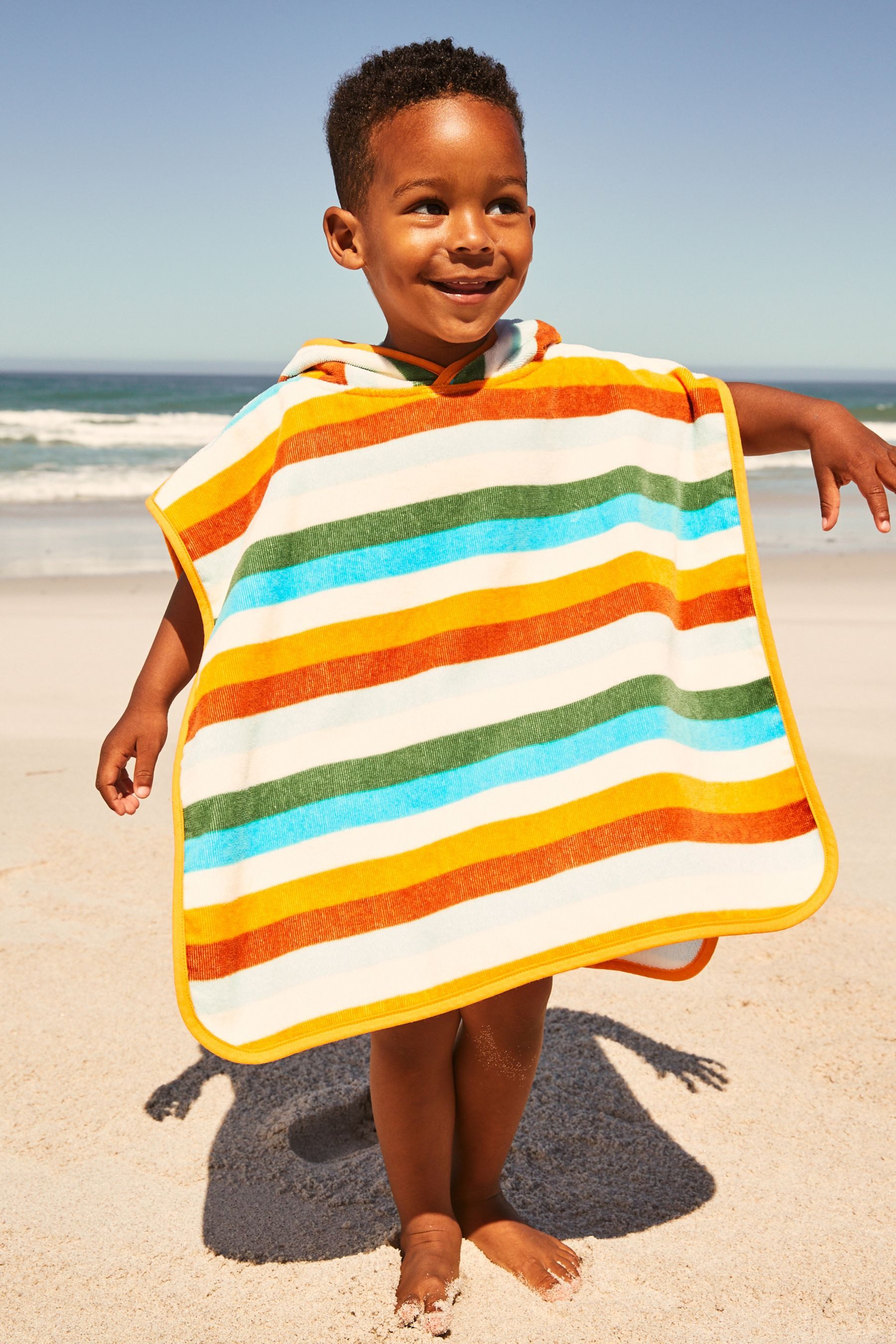 Next Badeponcho Frottee-Poncho aus 100 % Baumwolle, Baumwolle