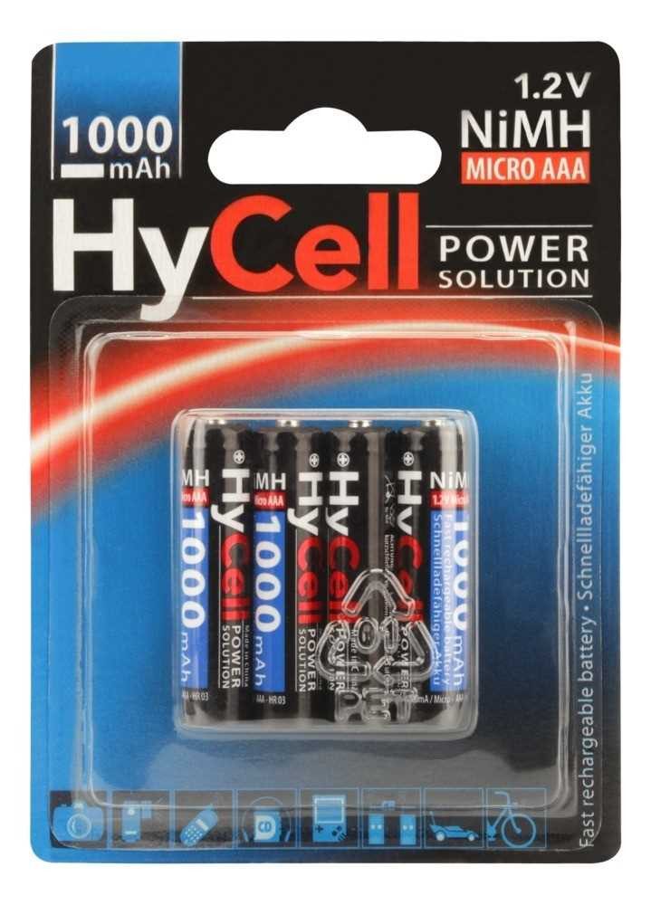 HyCell HyCell NiMH-Akku Typ 1000 Micro 800mAh 4er-Blister Akku 800 mAh (1,2 V)