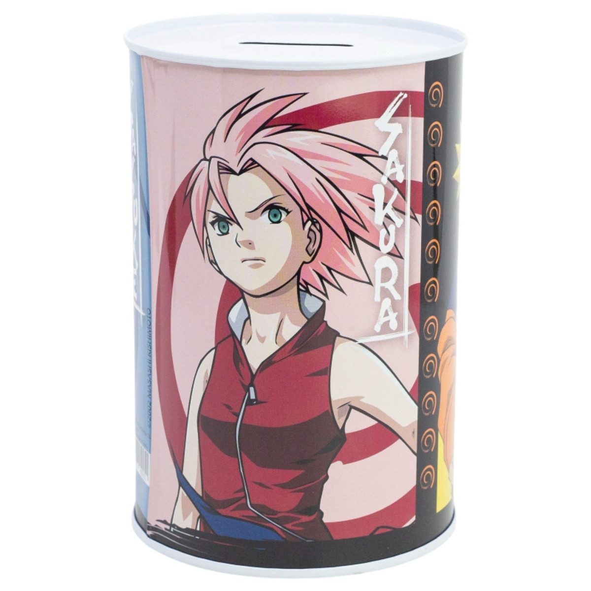Naruto Spardose bedruckt aus Metall 15 × 10 × 10 cm