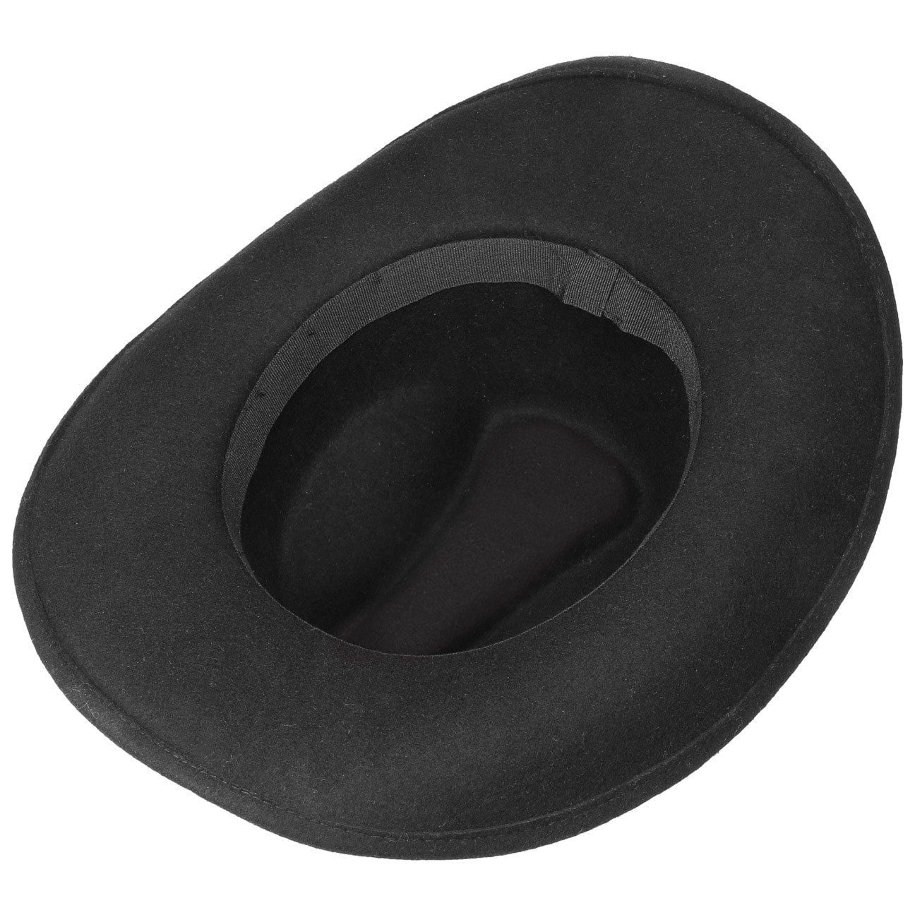 Lipodo Cowboyhut (1-St) Cowboyhut mit Lederband, Made in Italy
