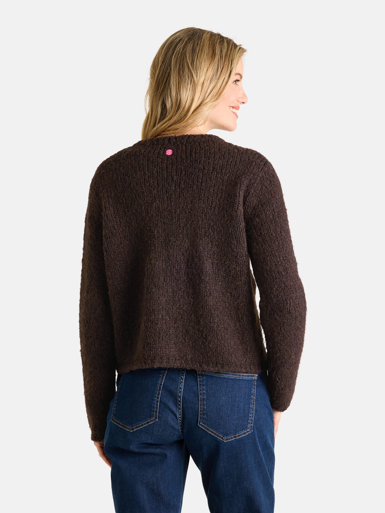 Lieblingsstück Strickjacke KianaL im Materialmix mit Alpaka-Anteil