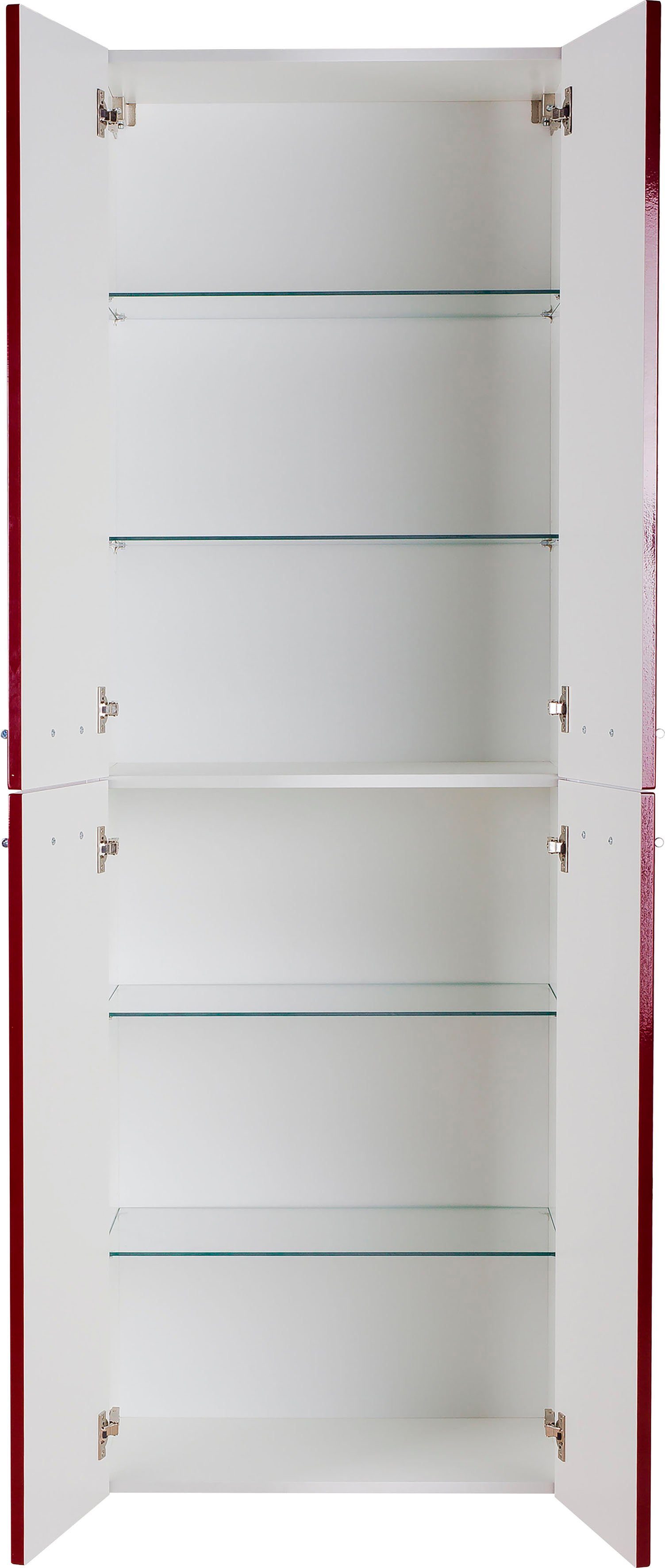 MARLIN Hochschrank 3040, Breite | rot 60 anthrazit cm