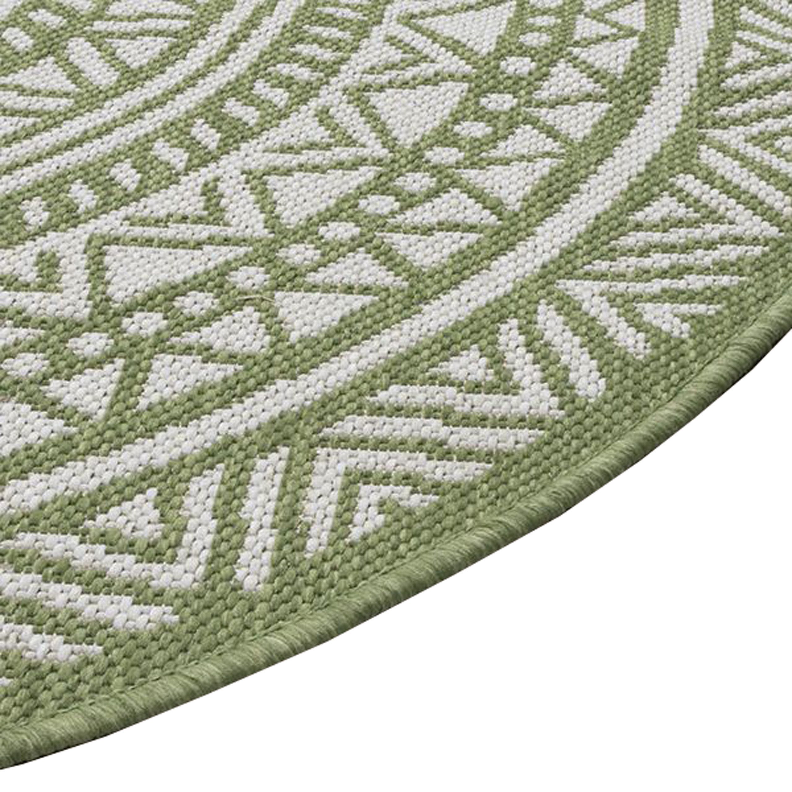 TeppichHome24 Outdoorteppich, Rund