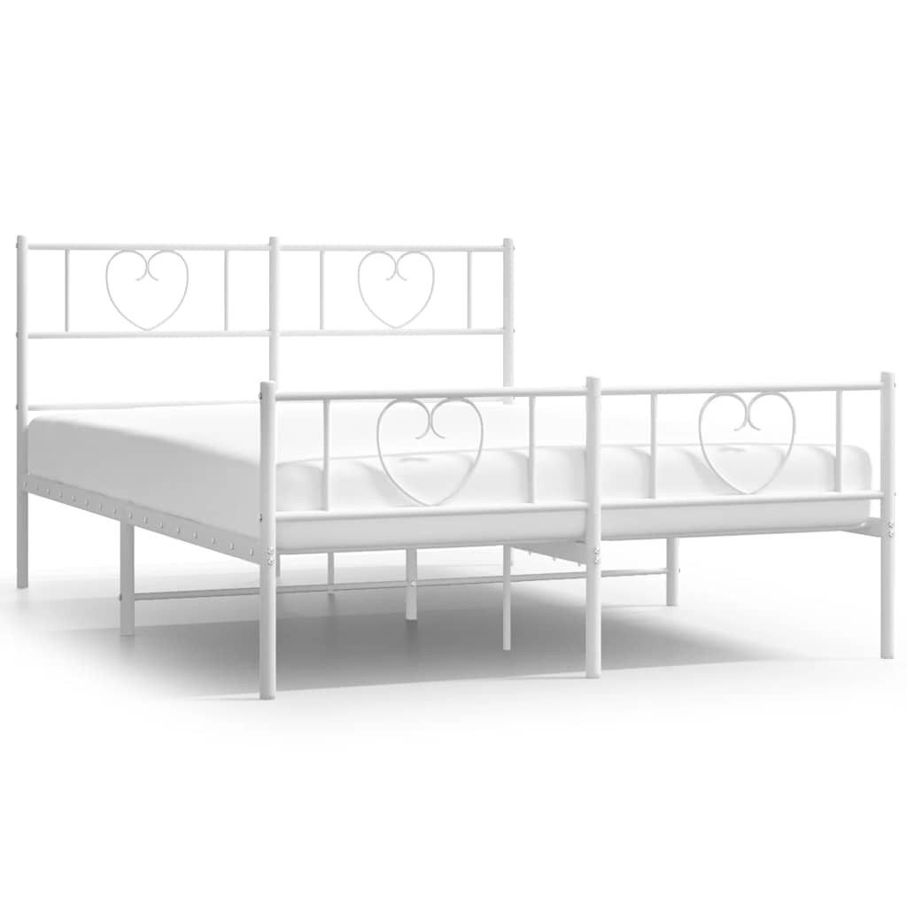 vidaXL Bett Bettgestell mit Kopf- und günstig online kaufen