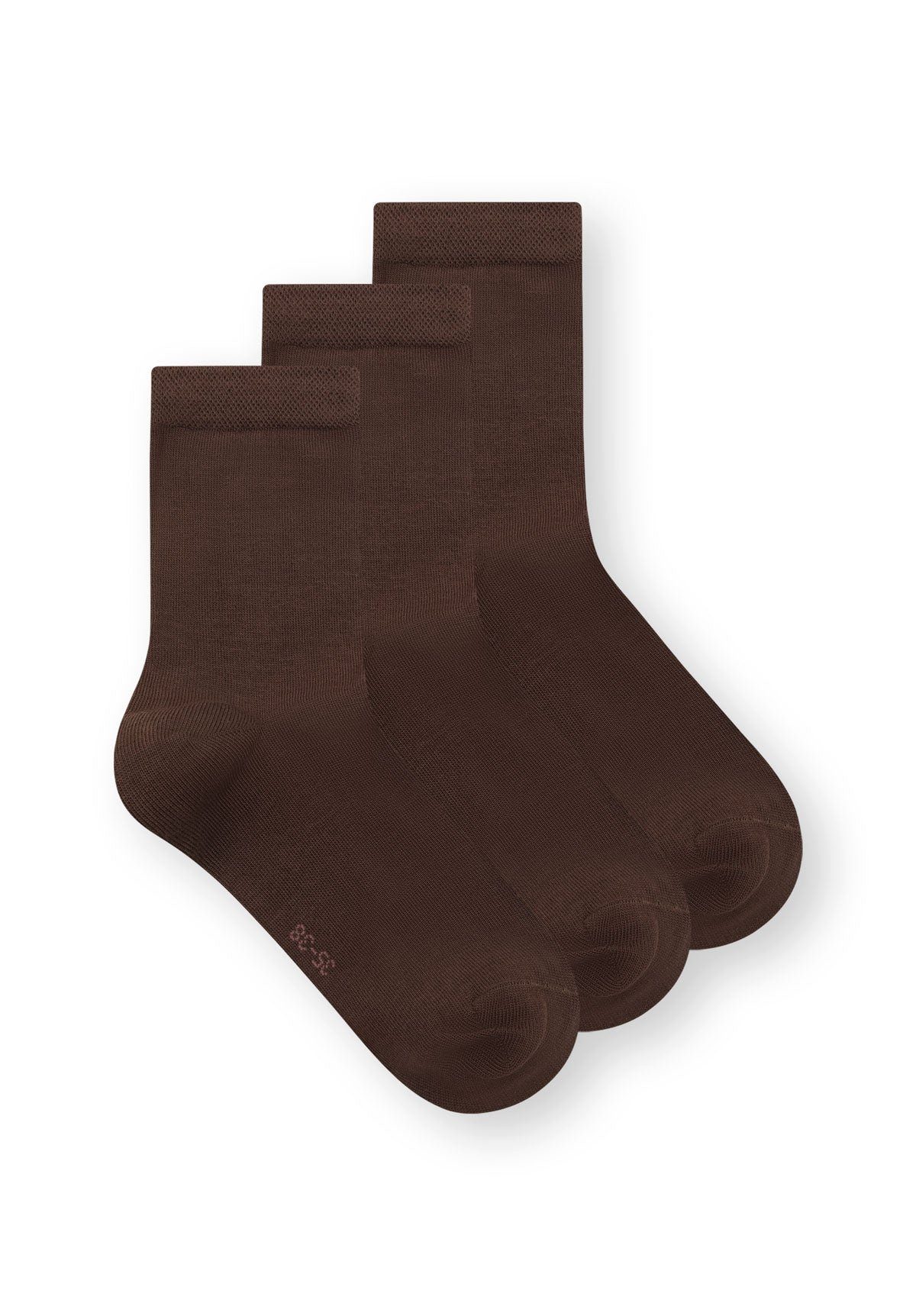 ThokkThokk Socken Brown 3-Paar) Mid (Pack, Socks