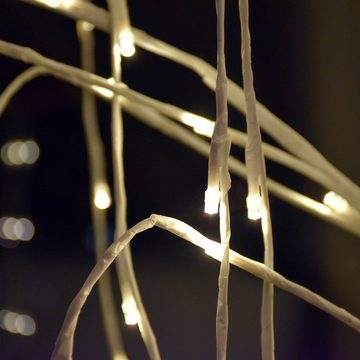 etc-shop LED Dekolicht, 240x LED Trauerweide Außen Deko Baum Leuchte Lampe Garten Terrassen Steh Beleuchtung