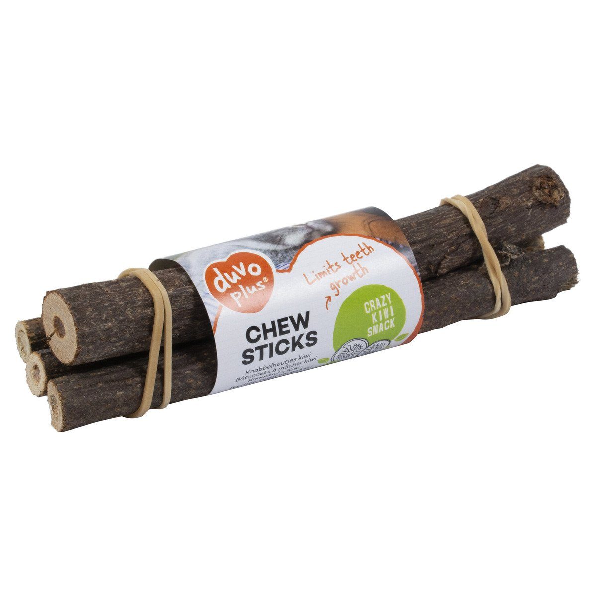 DUVO+ Kauspielzeug Kausticks Kiwi - 4 Stück