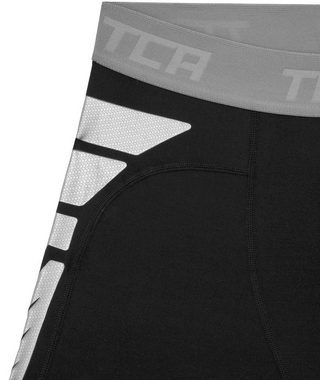 TCA Funktionsshorts TCA Jungen CarbonForce Pro Thermo Shorts - Schwarz/Grau, 6-8 Jahre (1-tlg)