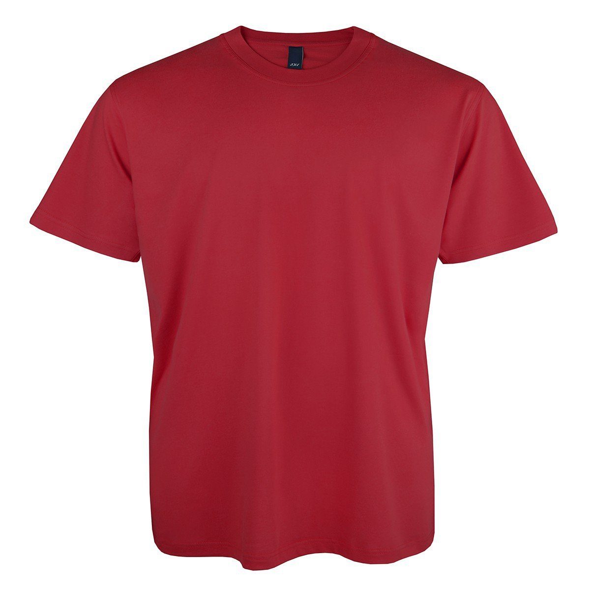 Dave's Rundhalsshirt Übergrößen Basic T-Shirt rot von Dave`s